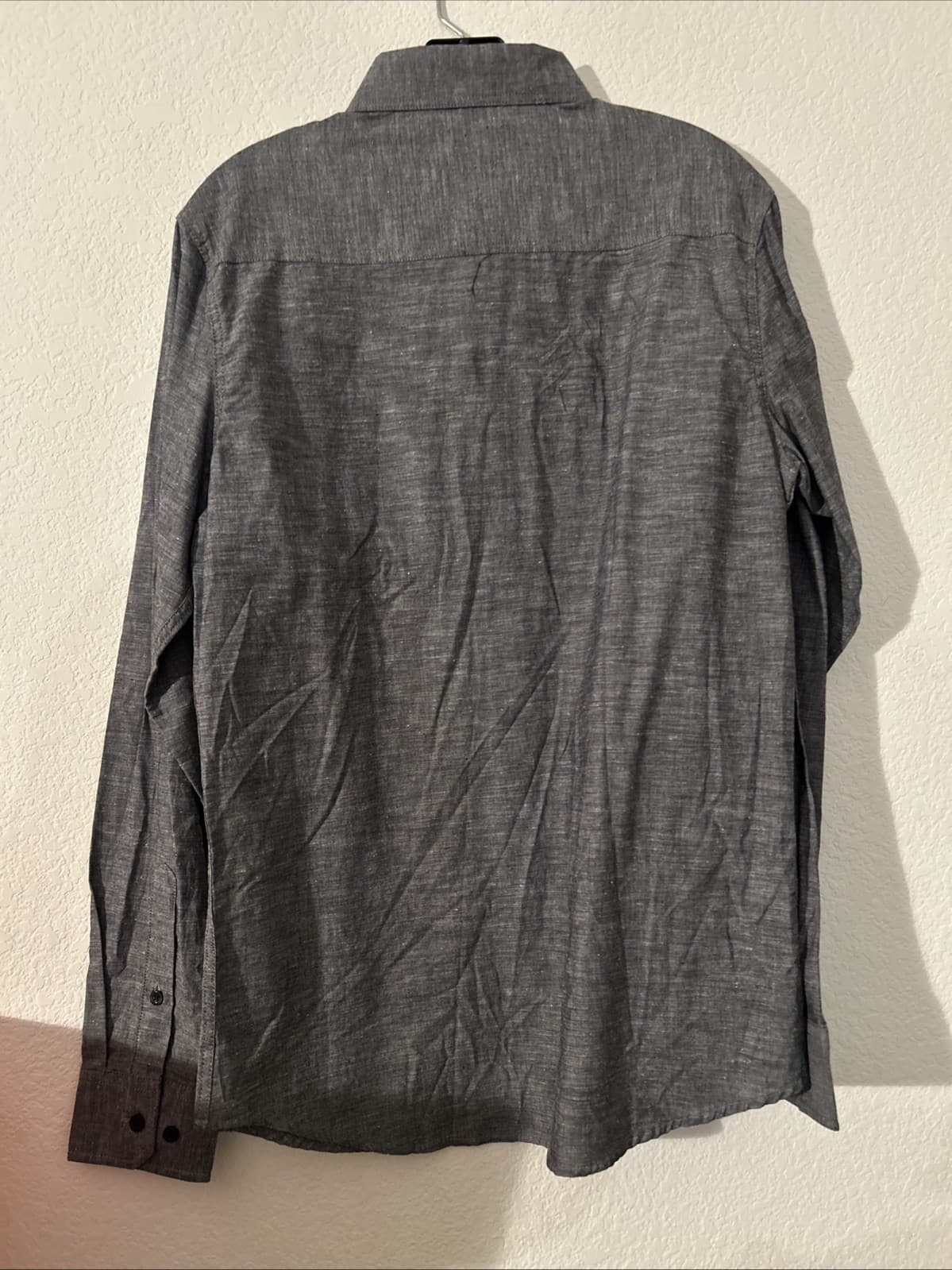 Men’s Ecko Unlimited Button Down Gray NWT Small - Thumbnail 4