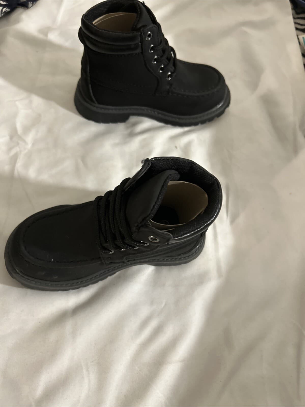 Jabasic Black Boots Lace Up New Size 9/26 Boys - Thumbnail 2
