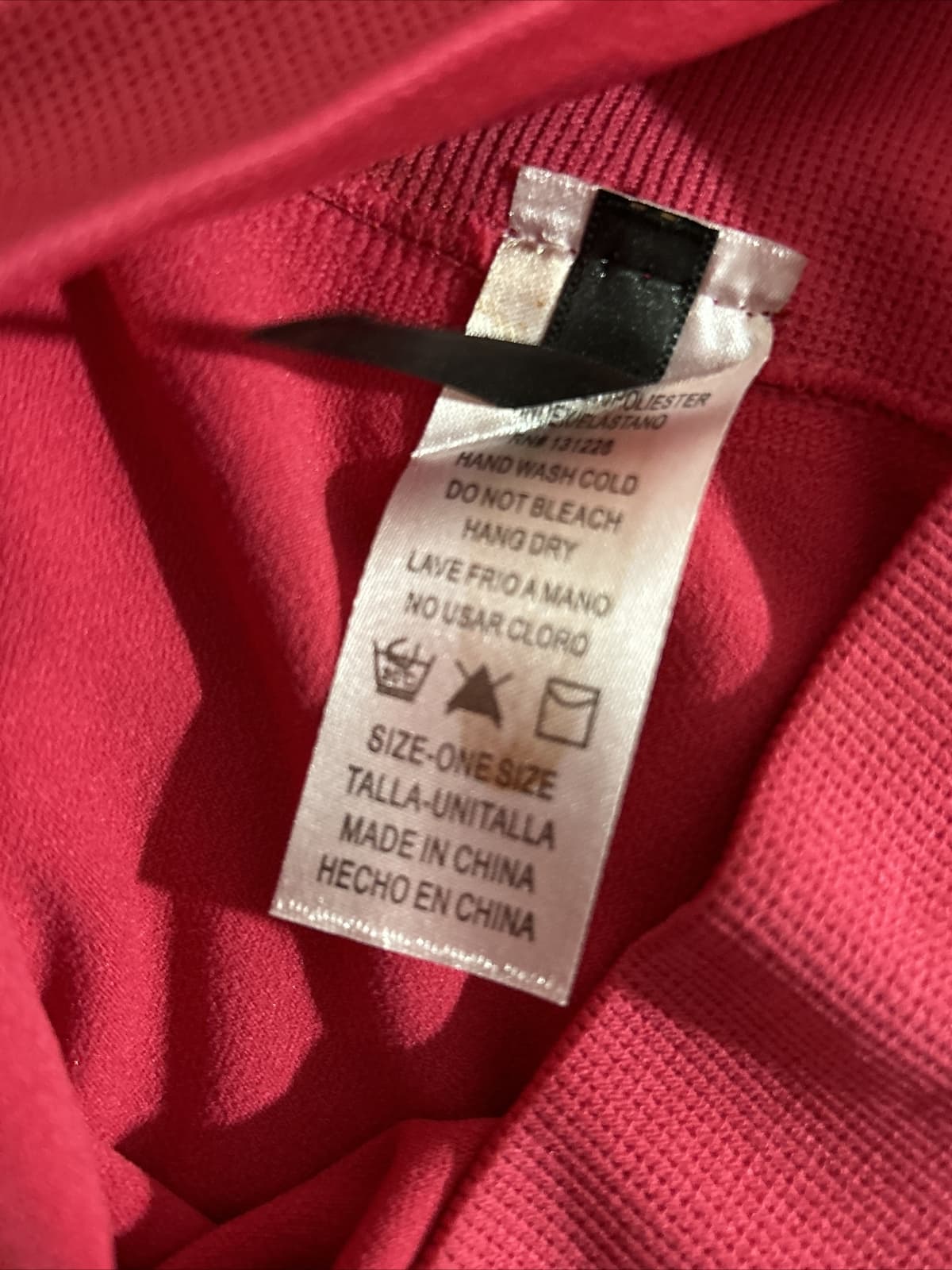 Women’s New Kathy Hot Pink One Size Women Leggings Stretch Nwt - Thumbnail 3