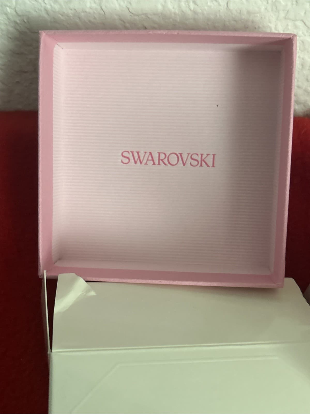 Swarovski Blue Mini Hoop Earrings Round Cut Rhodium Plated 5725789 - Thumbnail 4