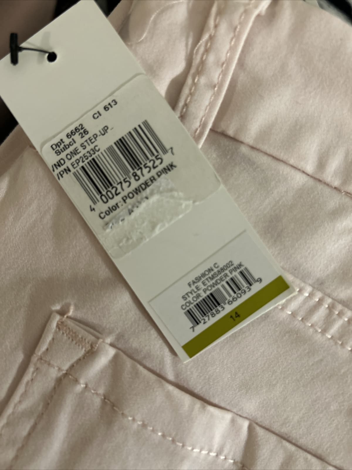 Womens ELLEN TRACY Refined Mid-rise Skinny Jeans Denim Pants Pink 14 - Thumbnail 9