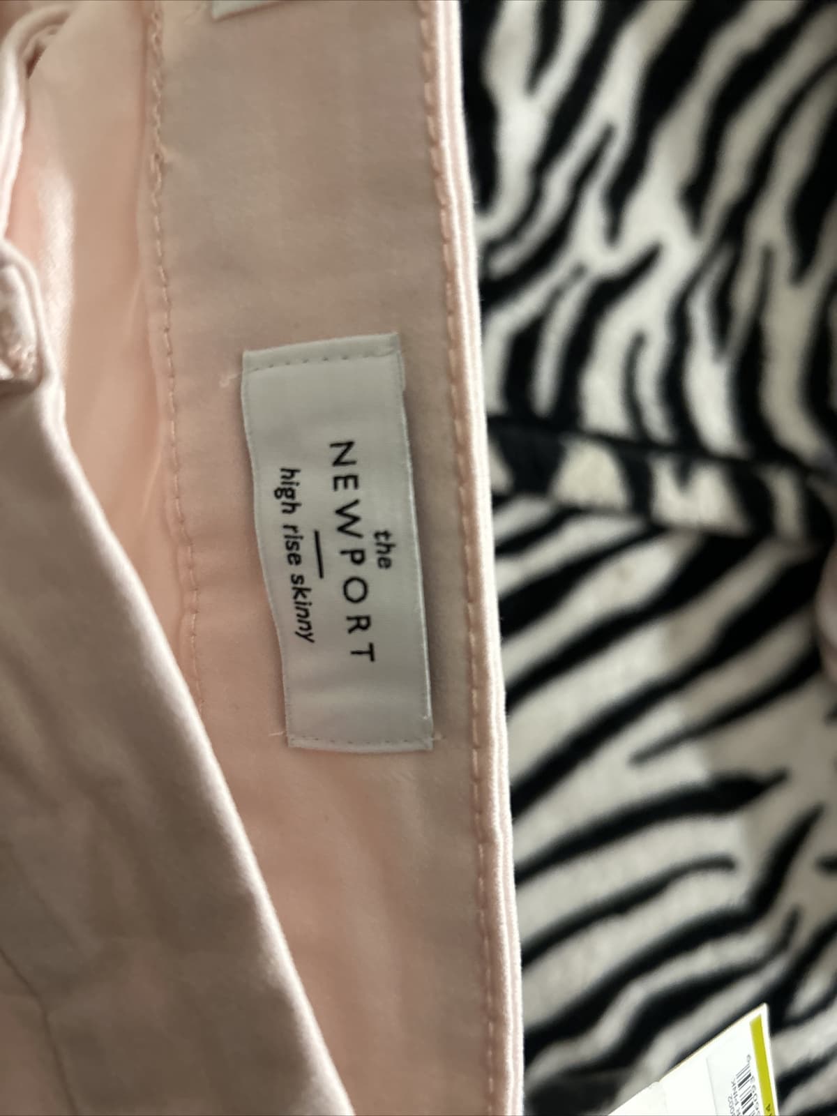 Womens ELLEN TRACY Refined Mid-rise Skinny Jeans Denim Pants Pink 14 - Thumbnail 8