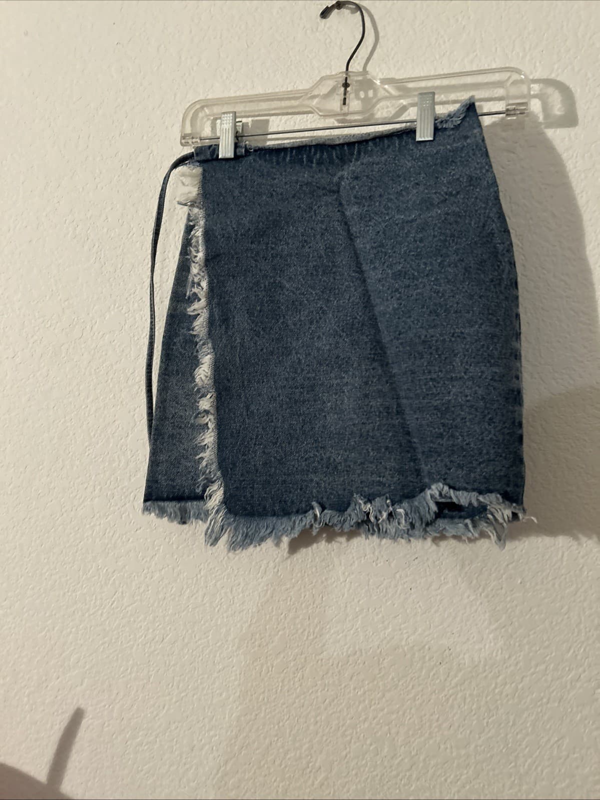 Women’s Denim Wrap Mini Skirt New Size 2 Boohoo Momokrom