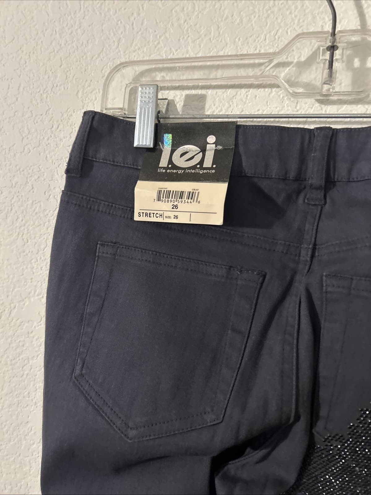 life energy intelligence Size 26 Gray Stretch Michael Jackson Pants NWT Youth - Thumbnail 6