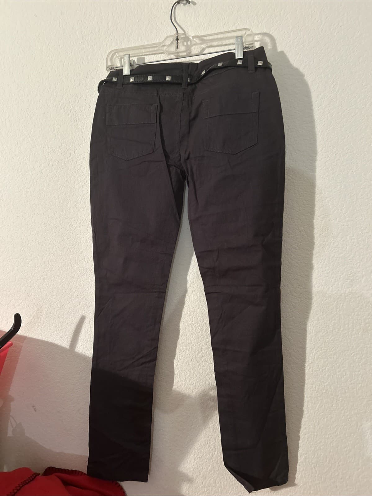 Girls Juniors Size 9 Charcoal Pants NWT Drama Gold - Thumbnail 4