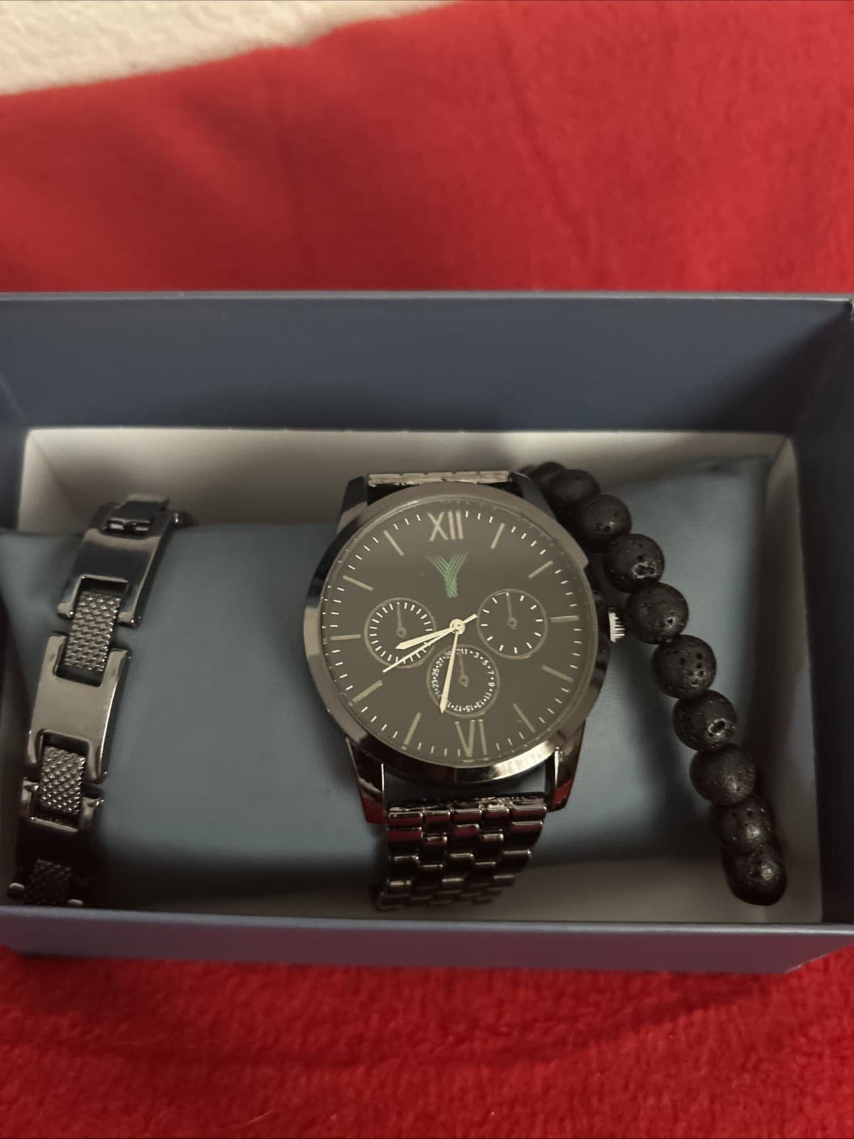 Men’s Yaamava Watch Set New 3 Piece Black New in box - Thumbnail 2