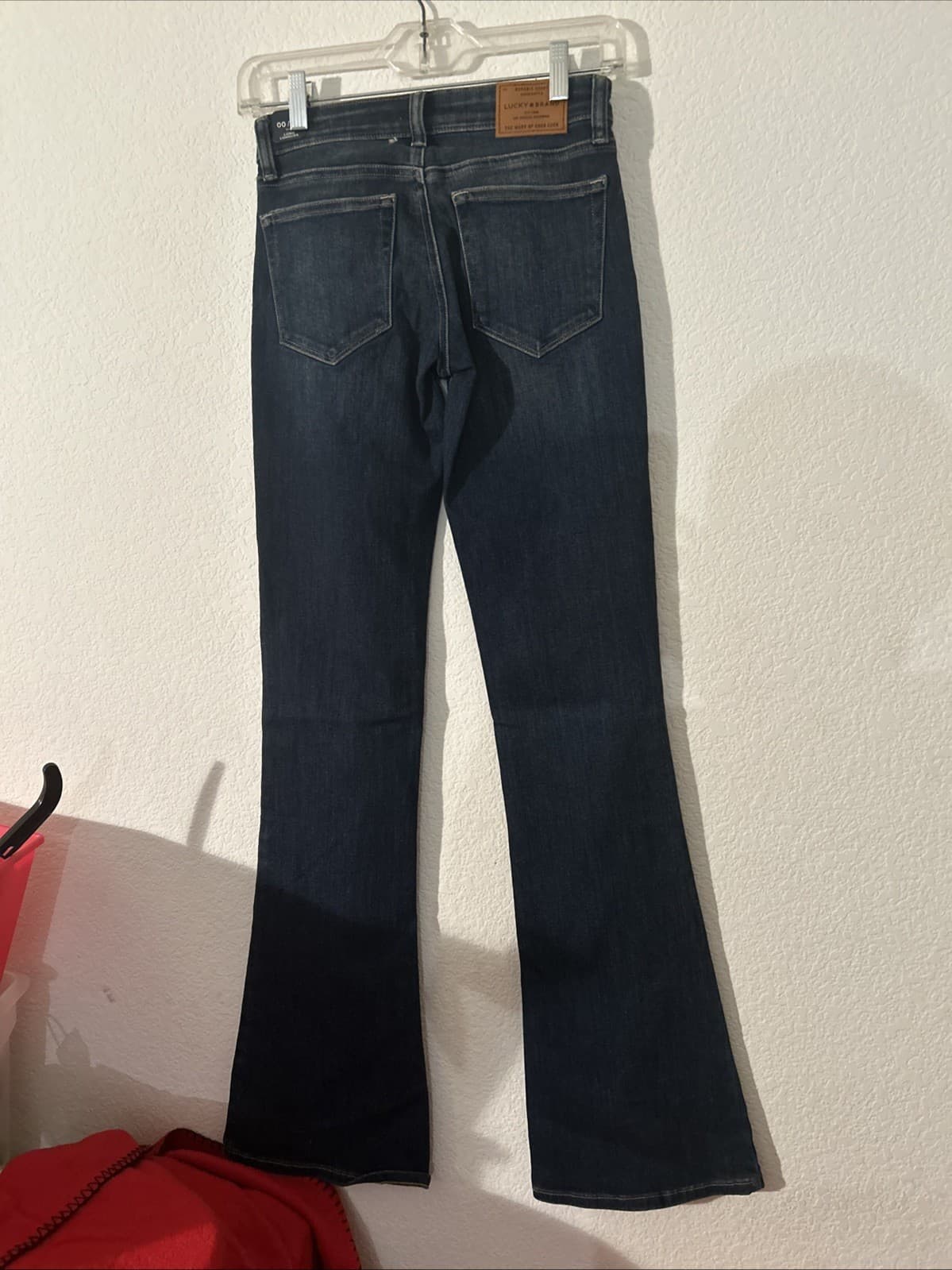 Women’s Lucky Brand Jeans Long Long yes 00/24 NWT Blue Jeans Wide Legs - Thumbnail 3