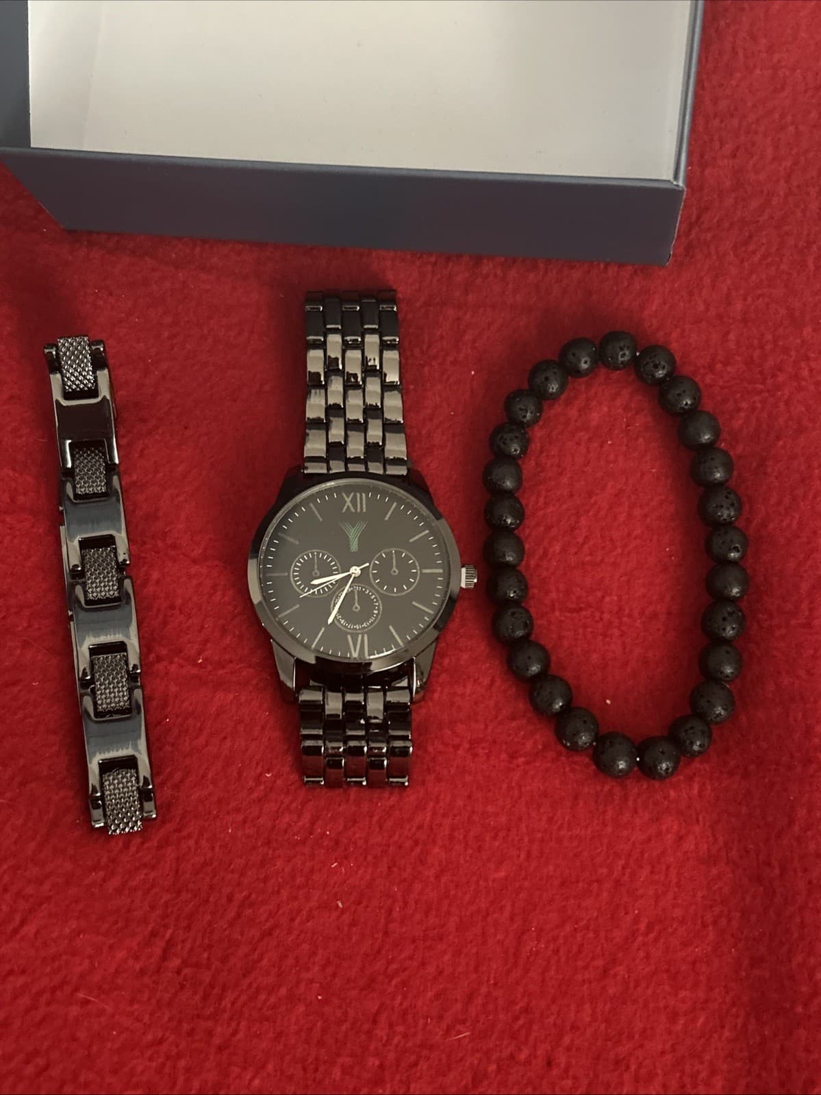 Men’s Yaamava Watch Set New 3 Piece Black New in box - Thumbnail 4