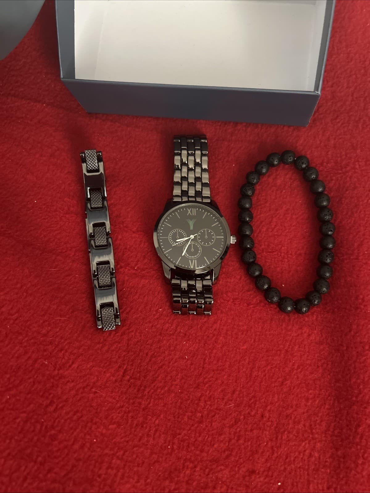 Men’s Yaamava Watch Set New 3 Piece Black New in box - Thumbnail 3