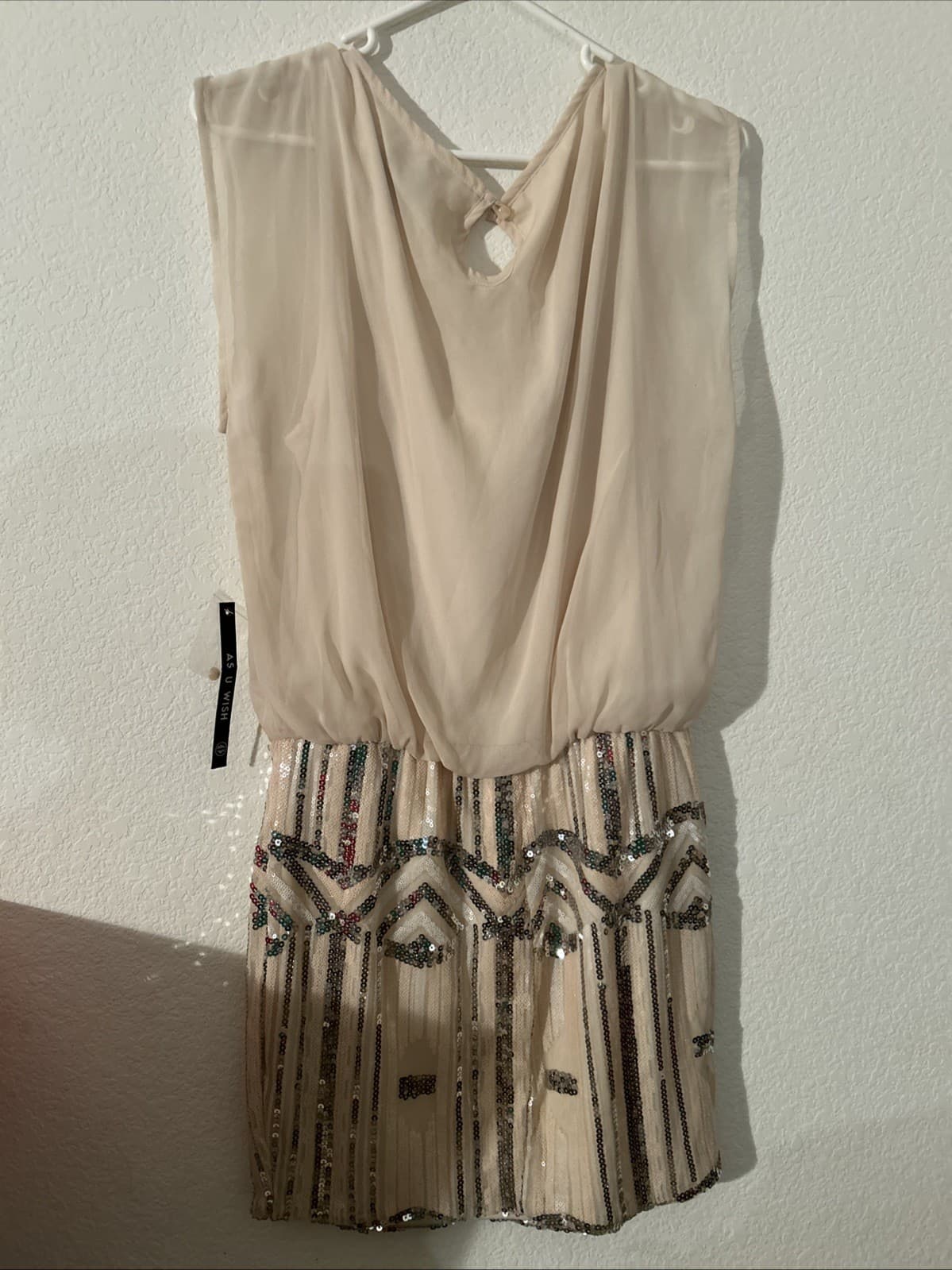 Women’s As U Wish New Dress Large Ivory Dress - Thumbnail 3