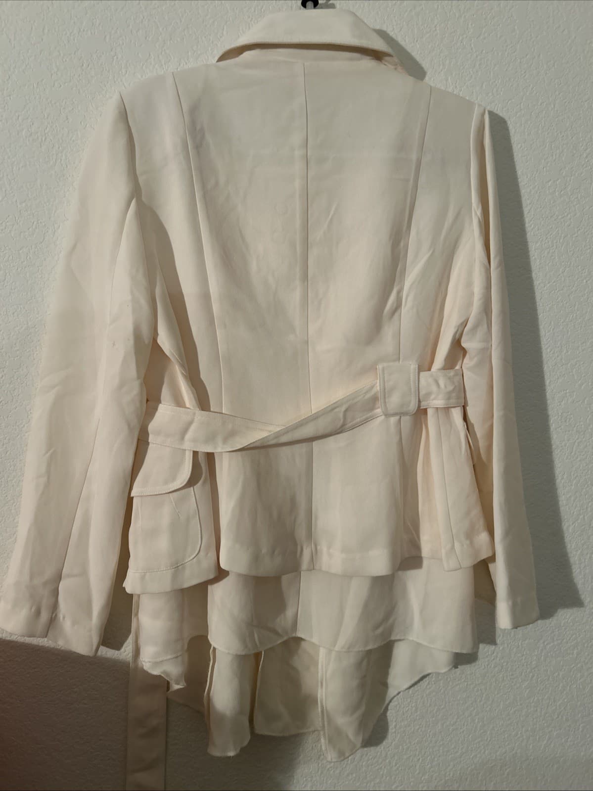 womens 2 piece skirt set NWT Size 8 Ivory Courtenay - Thumbnail 3