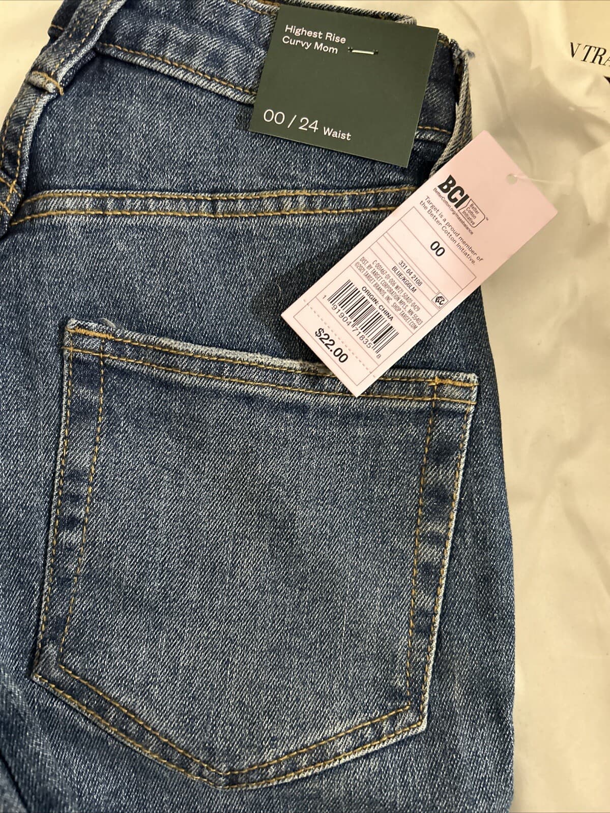 Wild Fable Women's Jeans-Highest Rise, Curvy Mom Size 00/24 - Thumbnail 3