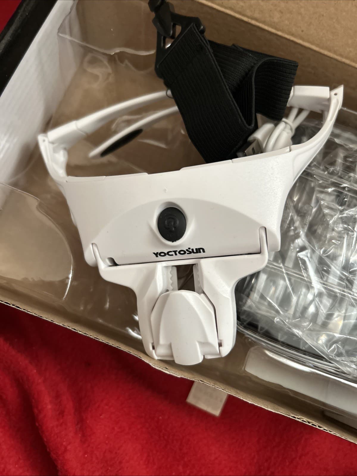 Rechargeable Lead Eyeglasses Bracket Headband Interchangeable Magnifier New - Thumbnail 2