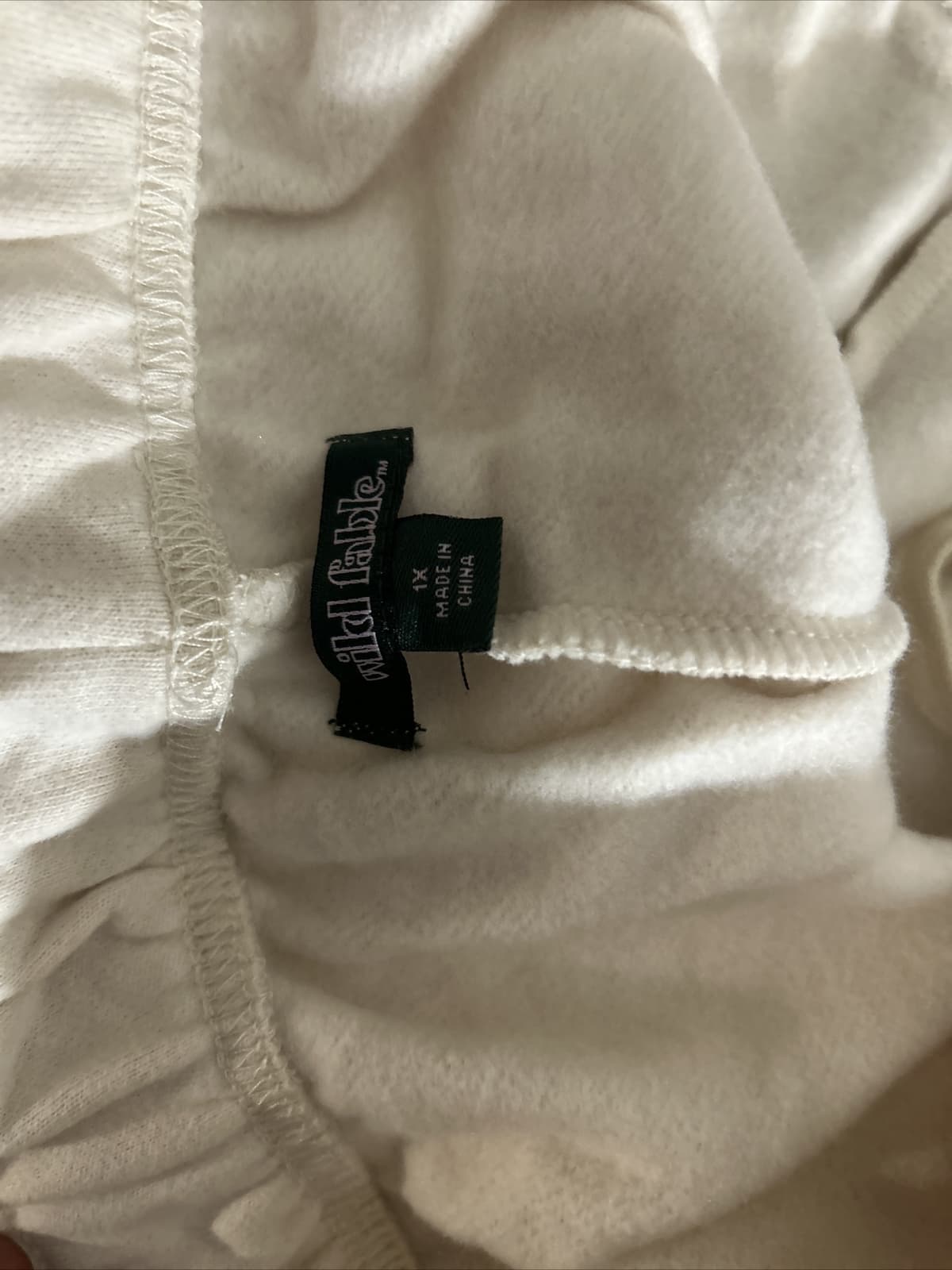 Women’s Light Beige 1x Butterfly Sweatpants - Thumbnail 6