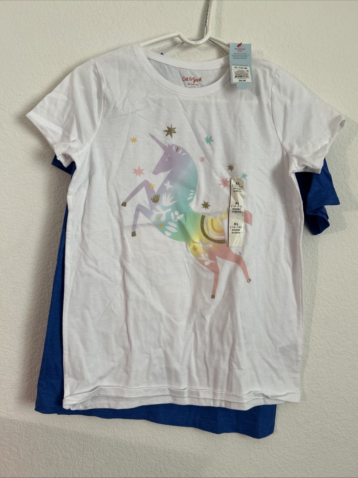 Lot Of 4 Girls Shirts NWT XL 14/16 - Thumbnail 4