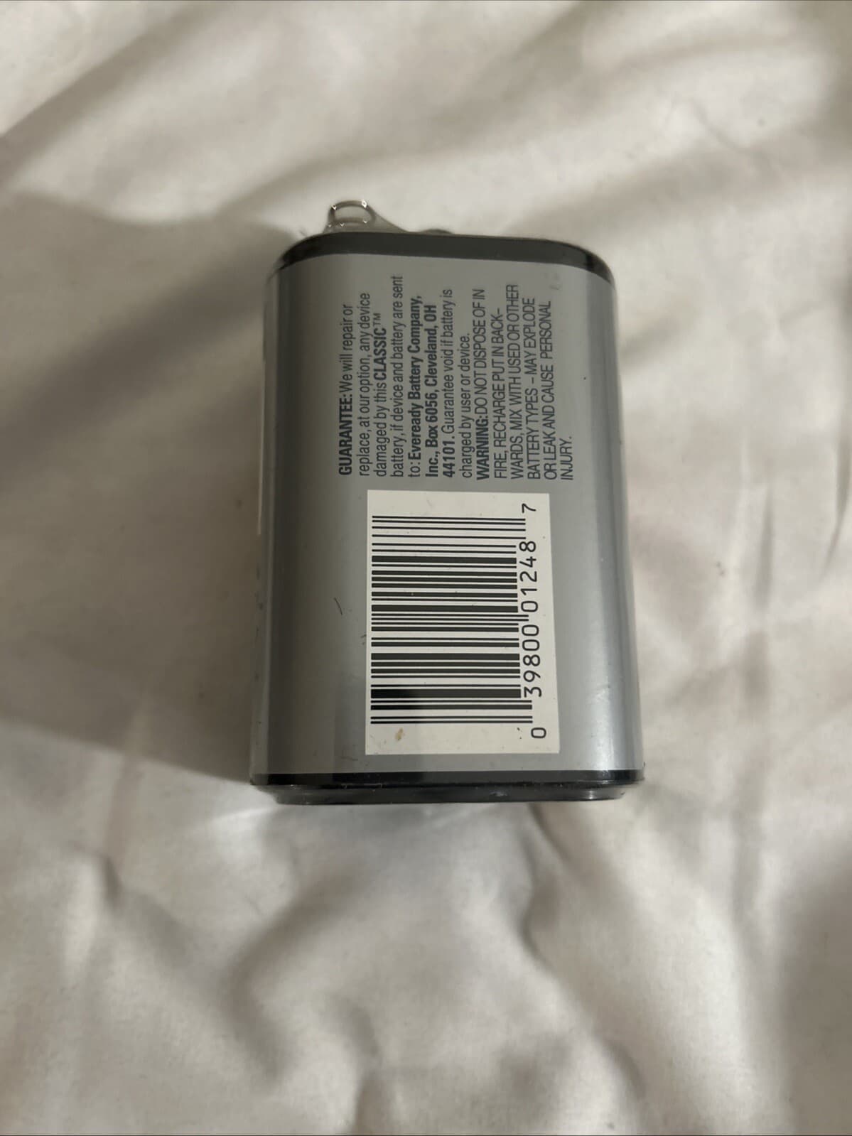 Vintage Eveready Classic Lantern Battery 6 Volts No. 509 - Thumbnail 5