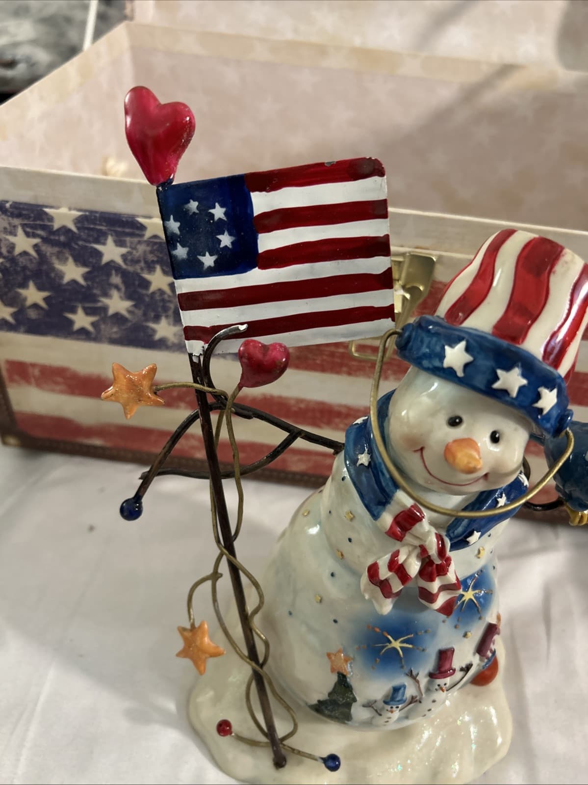 2002 Christmas snowman Glass - Thumbnail 2
