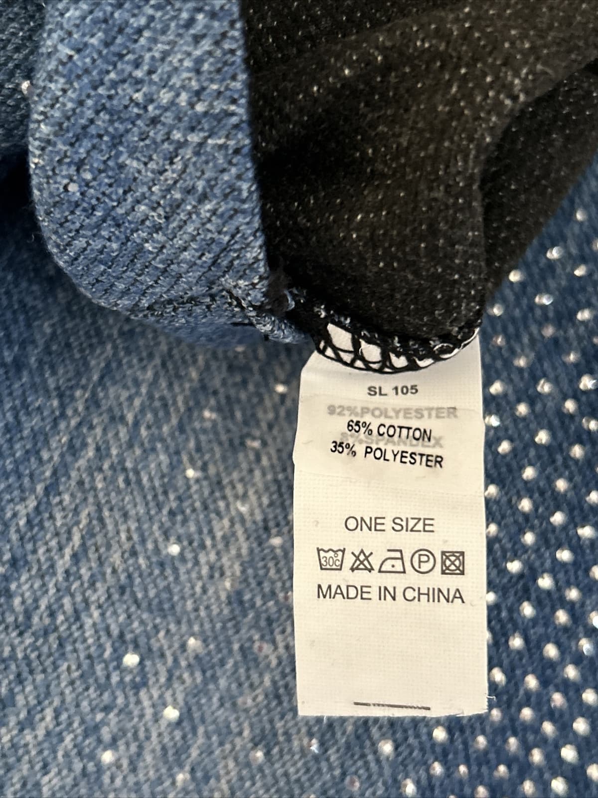 Women’s Style One Regular One Size Leggings NWT Navy Blue - Thumbnail 2