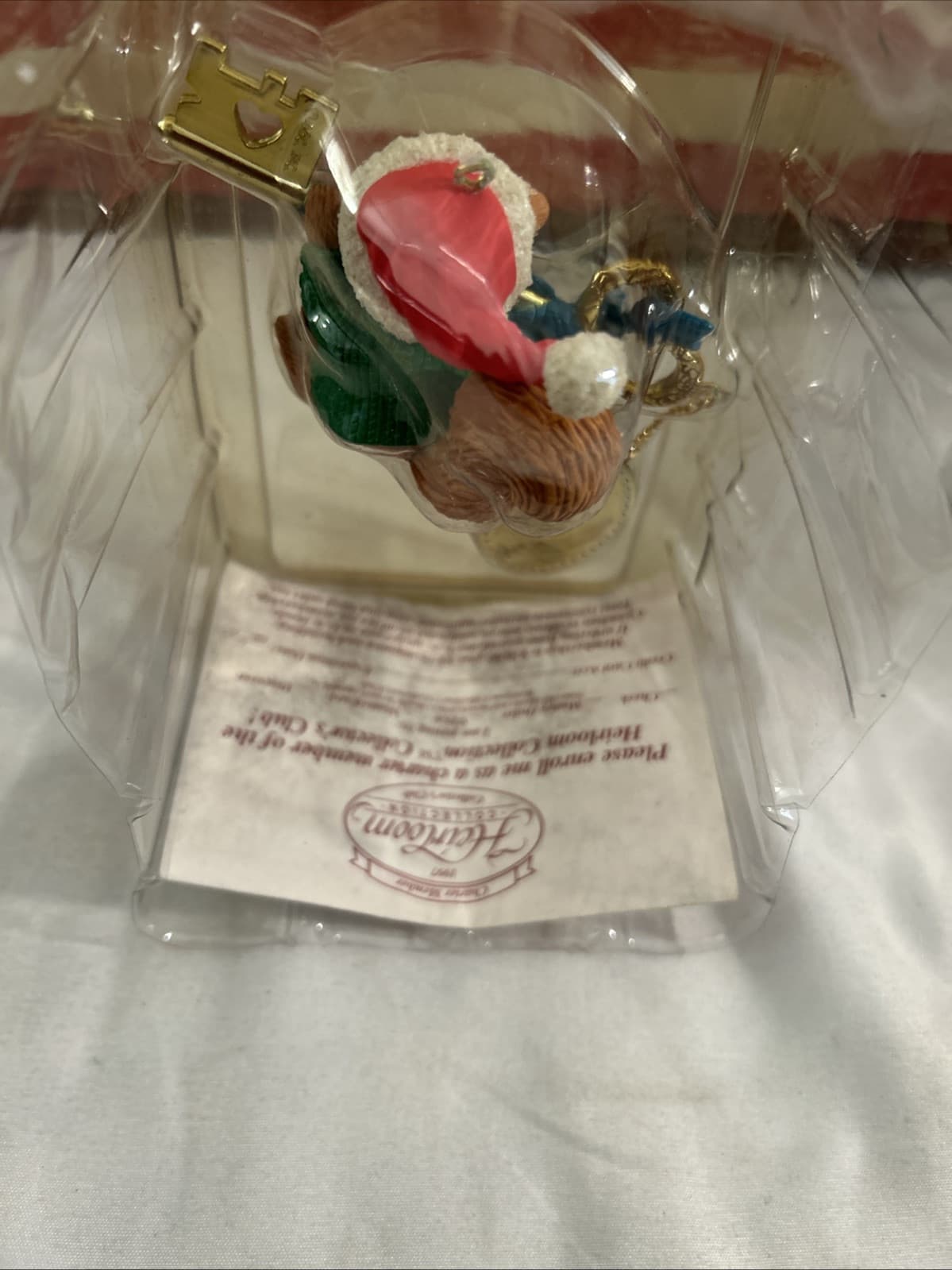 Carlton Cards 1997 Squirrel w/ Key Christmas Ornament with Box - Thumbnail 5