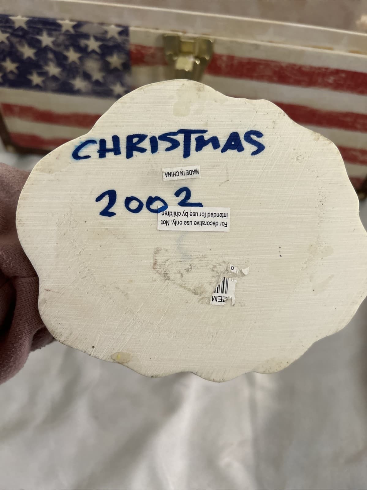 2002 Christmas snowman Glass - Thumbnail 4