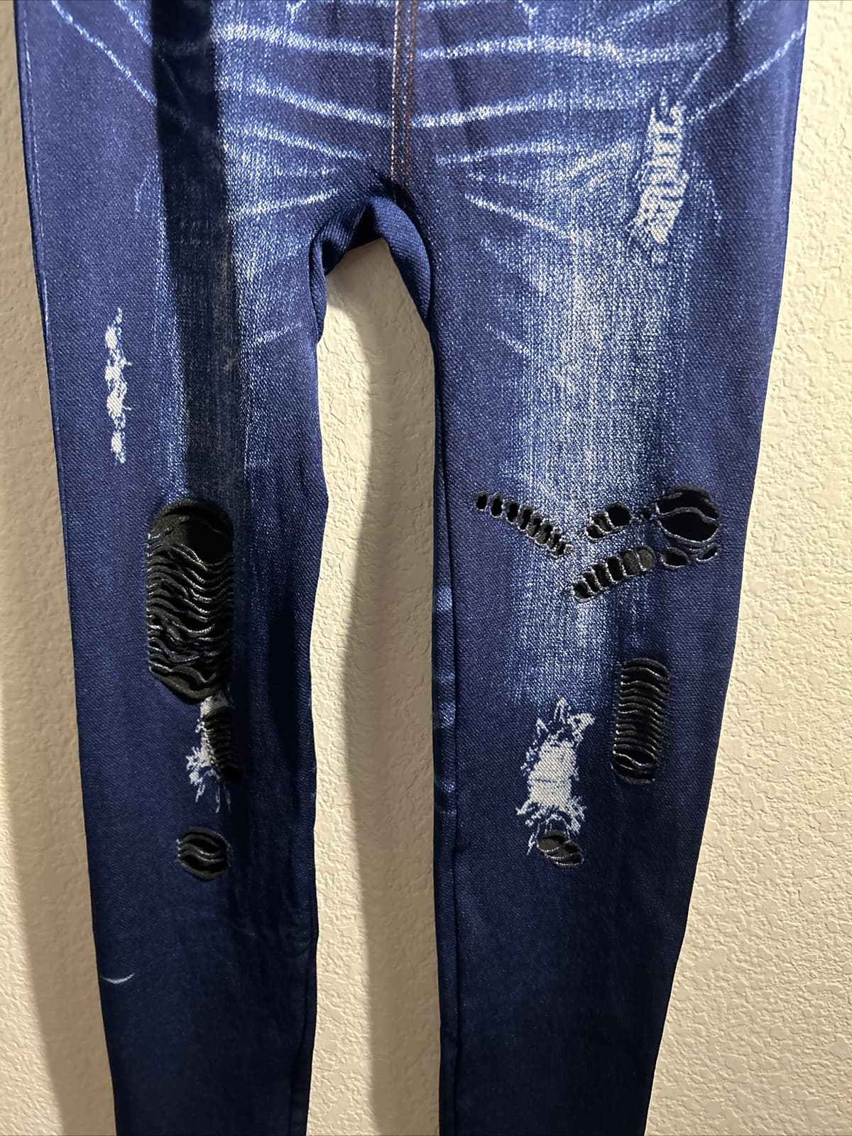 Women’s Style One Regular One Size Leggings NWT Navy Blue - Thumbnail 2