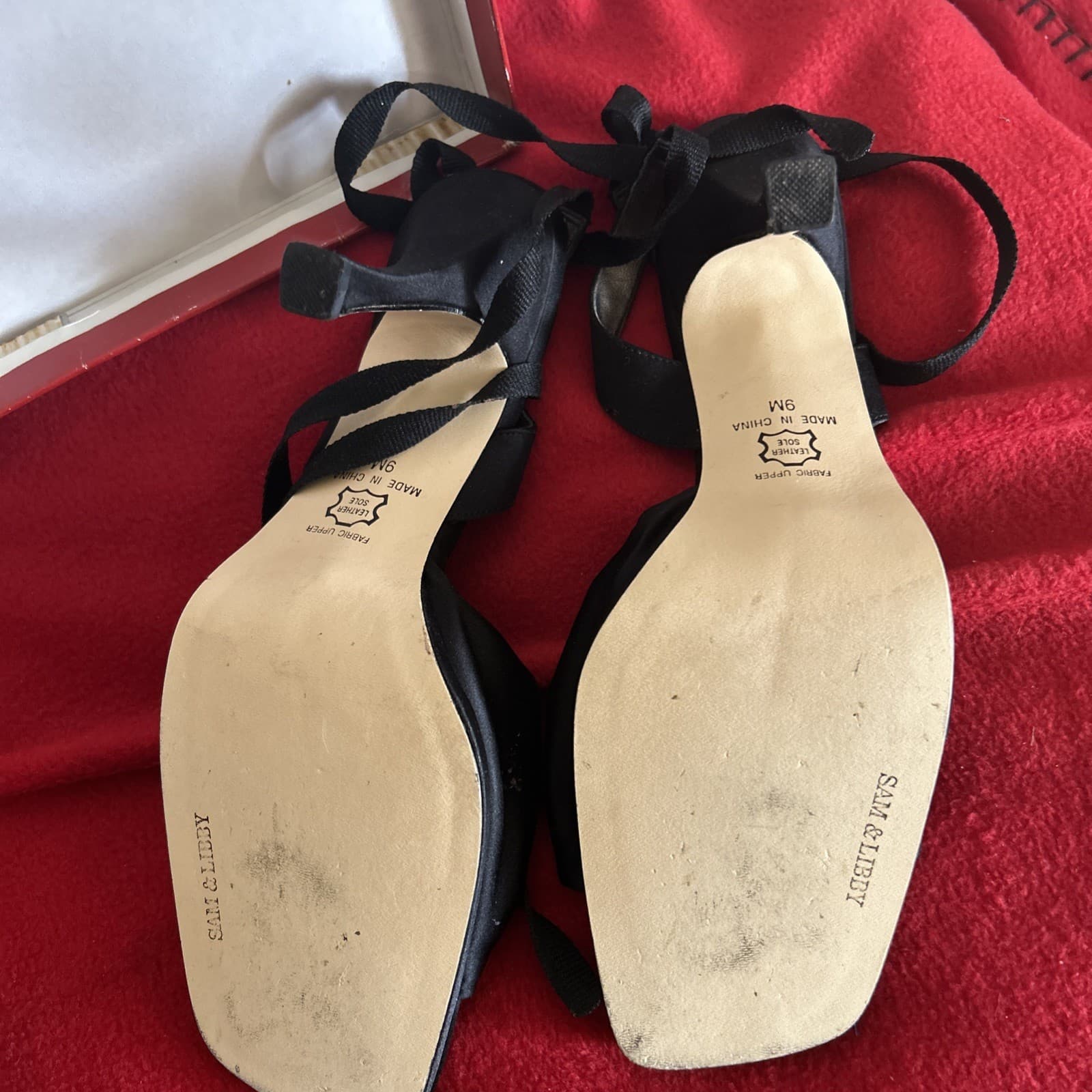 Women’s Sam & Libby Heels Size 9 Black - Thumbnail 4