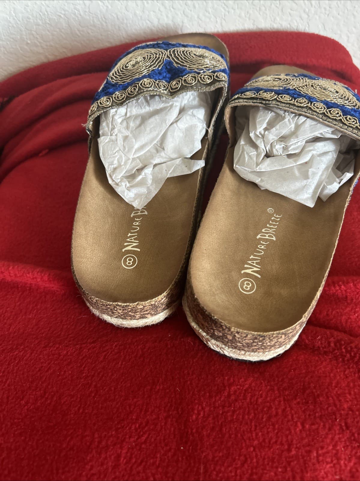Nature Breeze Slip On Blue Size 8 New - Thumbnail 2