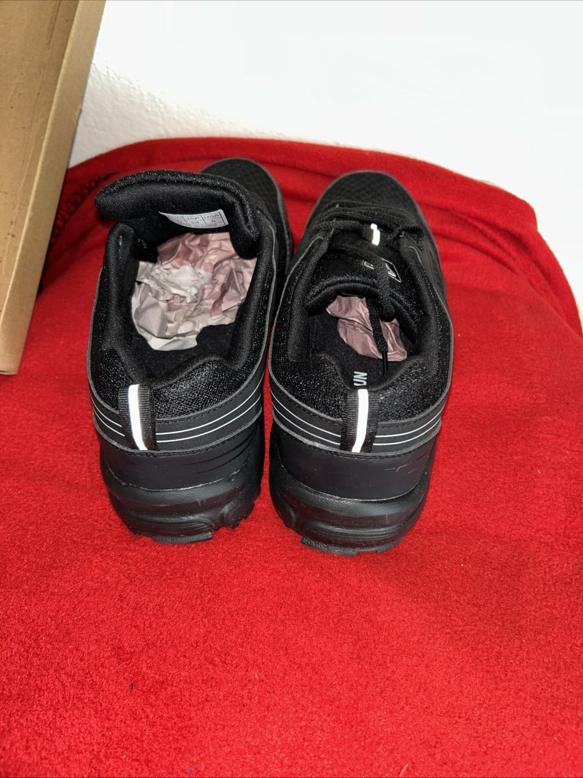 Jabasic Boys Running Sneakers New Size 6 Black - Thumbnail 3