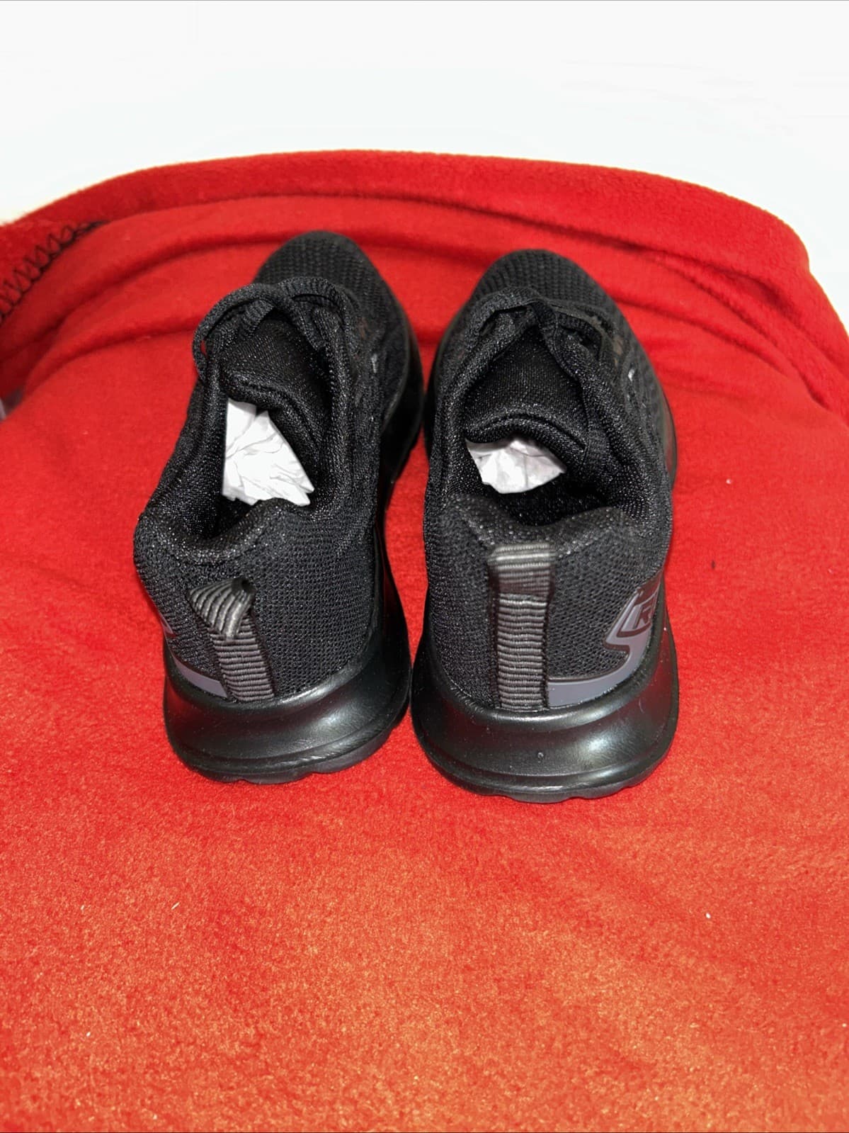 Kids Shoes Black Sneakers New 12 Run - Thumbnail 4