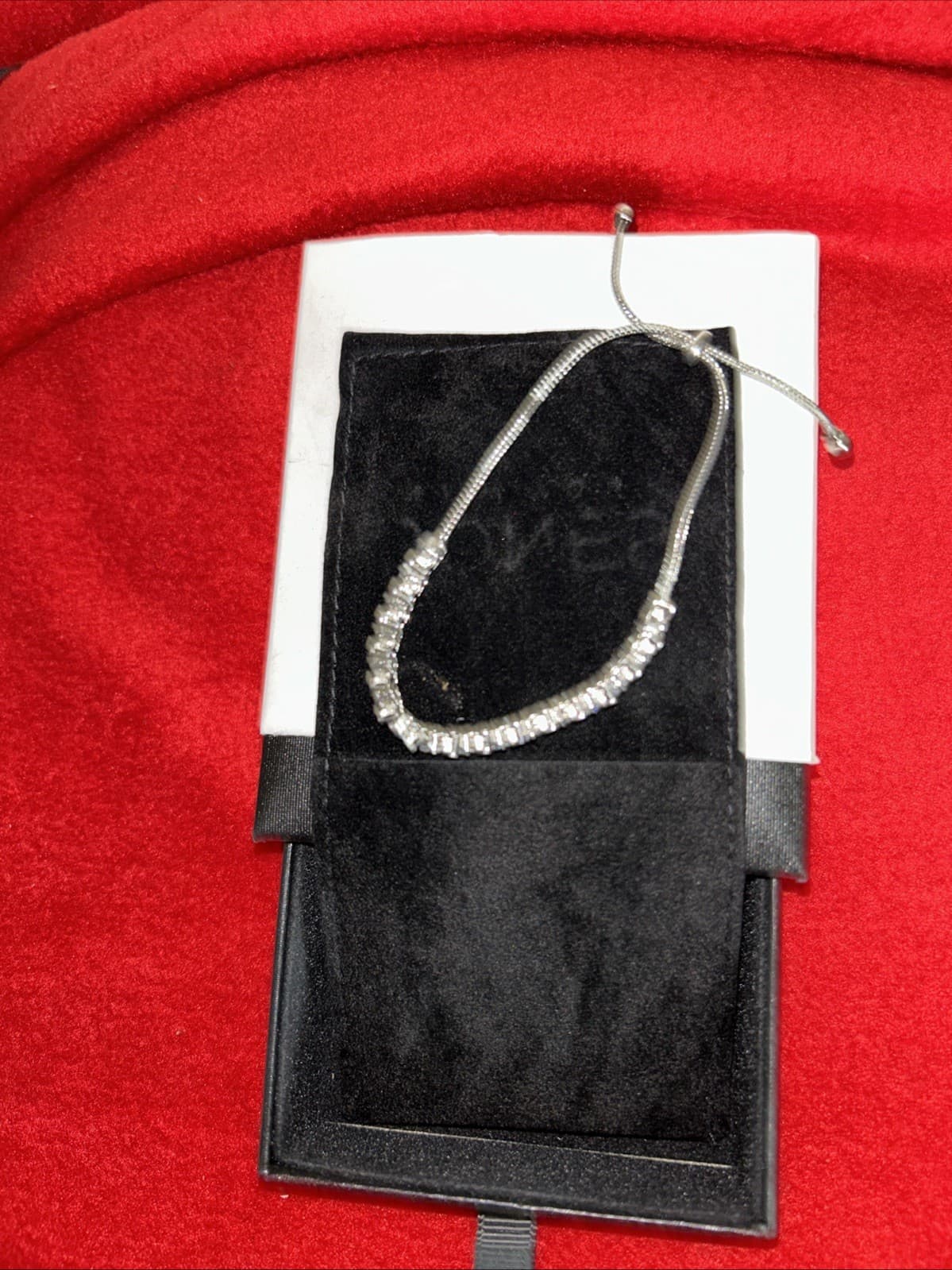 Jones New York Ladies Tennis Bracelet Silver Tone - Thumbnail 2
