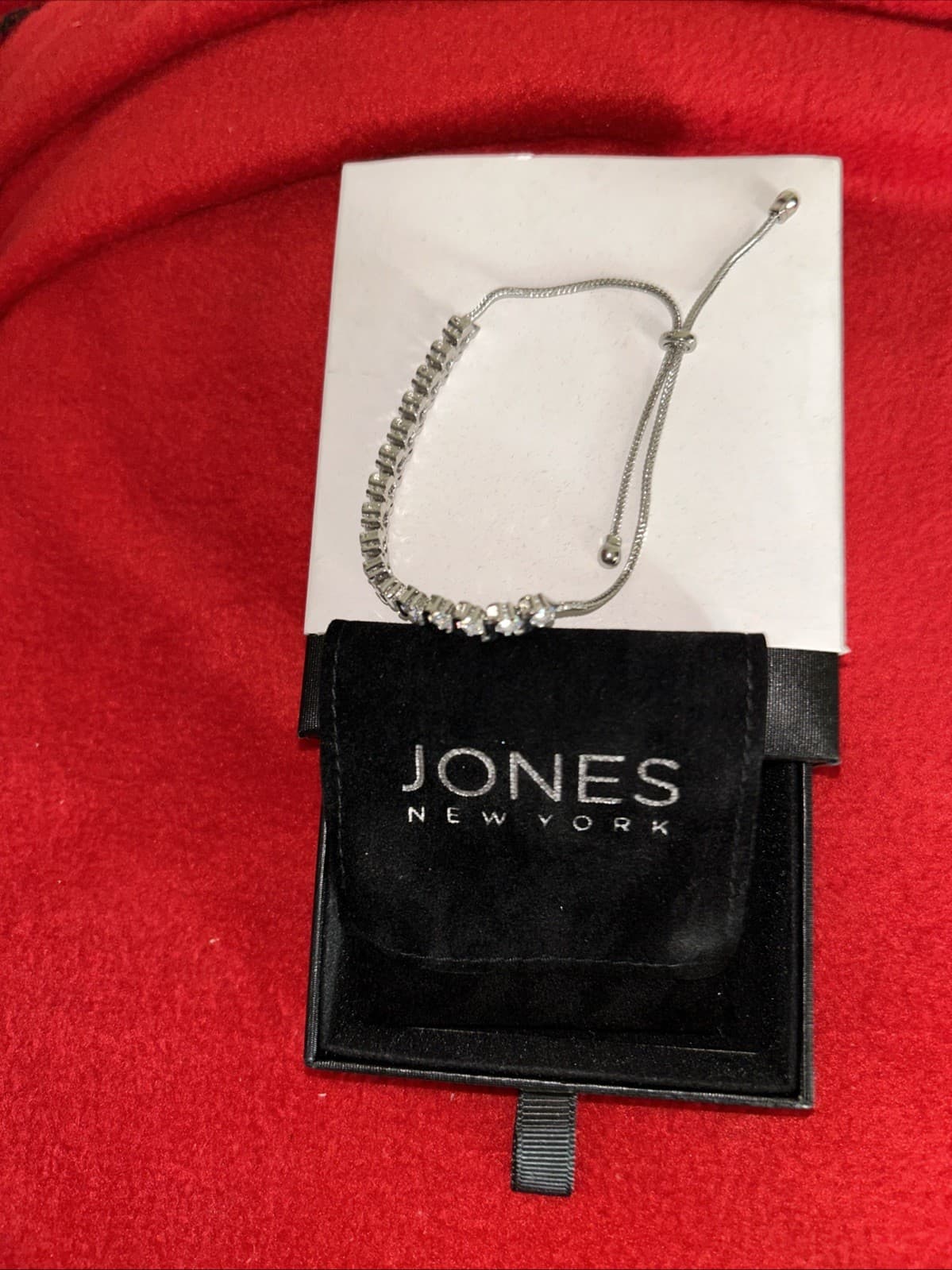 Jones New York Ladies Tennis Bracelet Silver Tone - Thumbnail 3