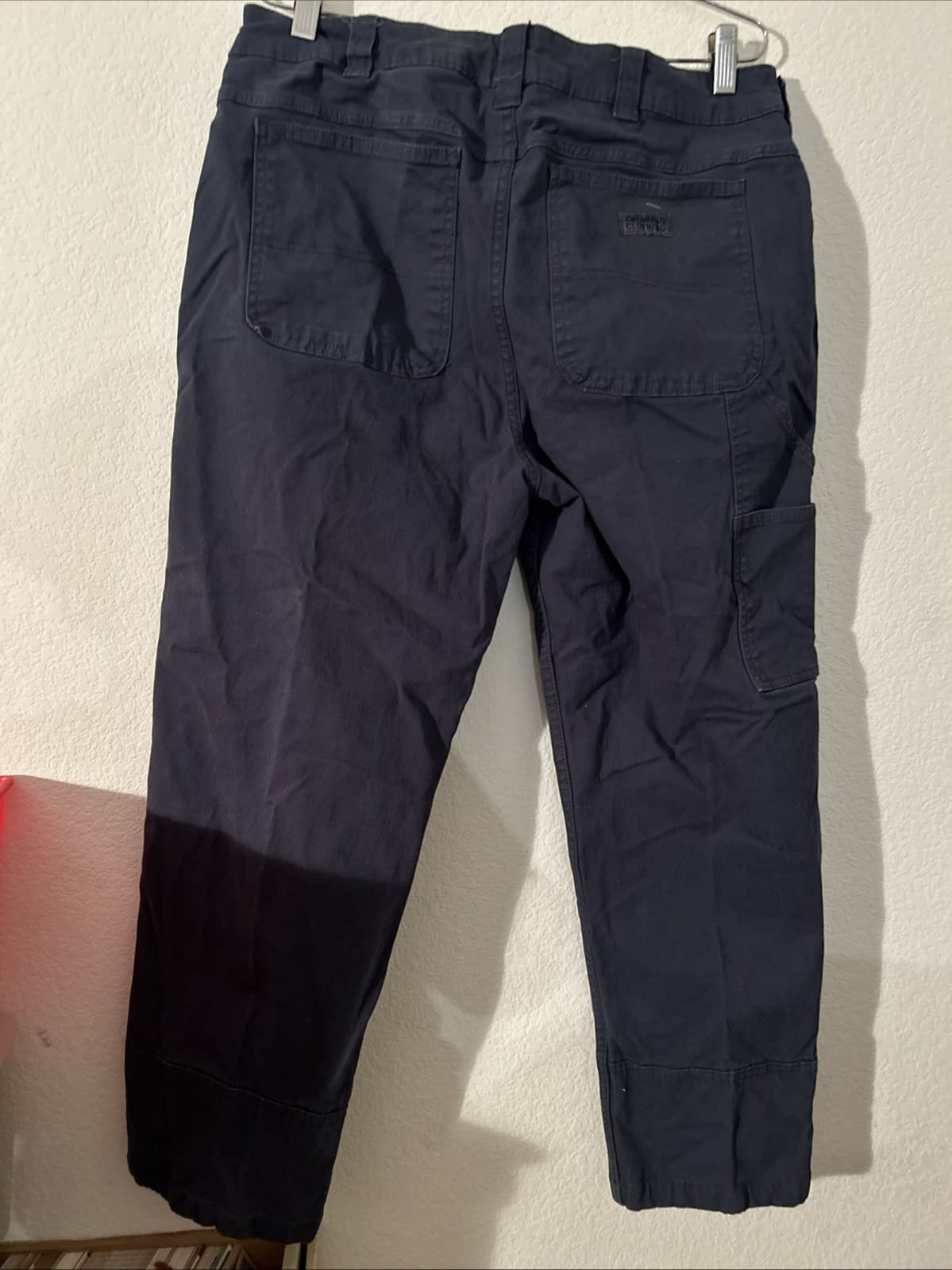 Colorado Clothing Mens 34x29 Relaxed Stretch workwear CANVAS Blue - Thumbnail 3