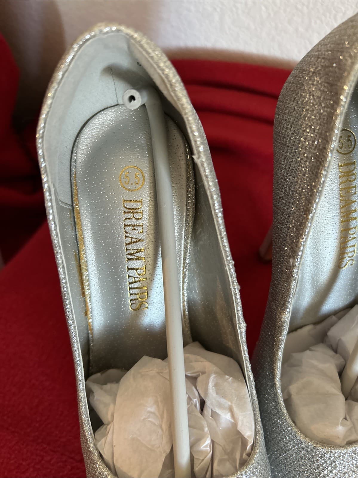 Women’s Heels Silver Size 5 1/2 New Dream Pairs - Thumbnail 2