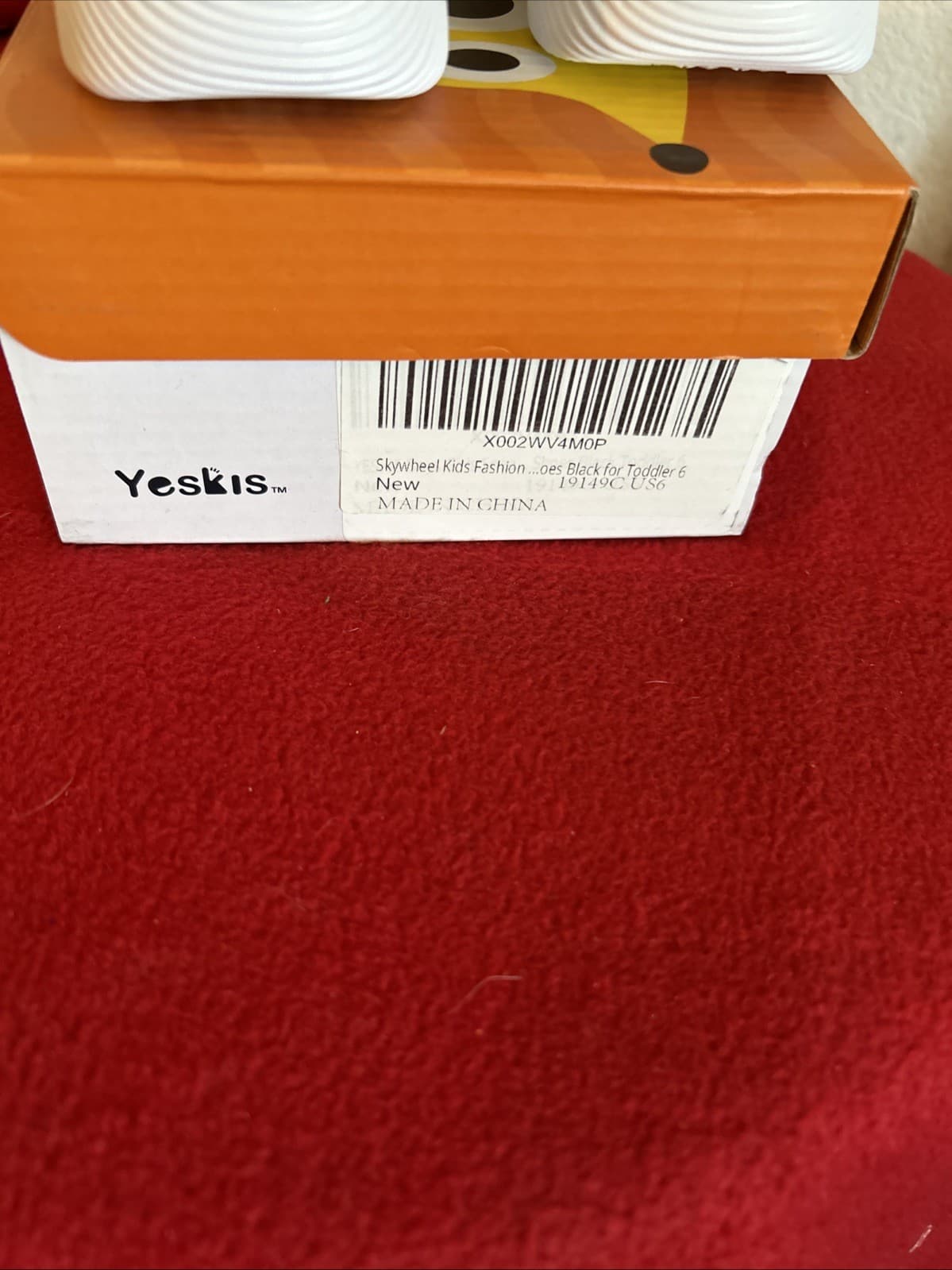 Girls Yeskis Toddler Black Sneakers Size 6 New Skywheel - Thumbnail 4