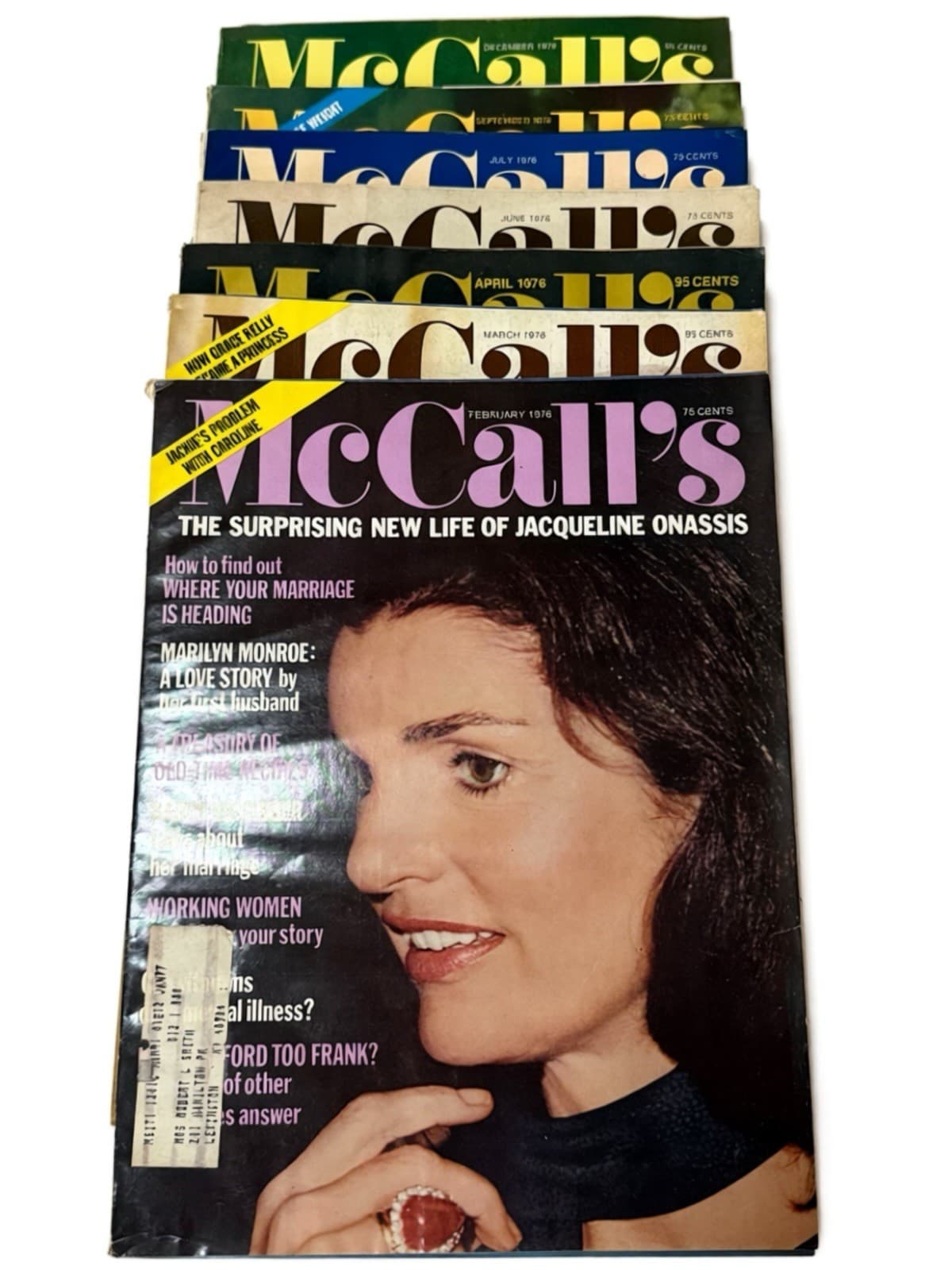Vintage Lot of 7-McCall's Magazine-Feb/Mar/Apr/Jun/Jul/Sept/Dec 1976 GREAT COND. - Thumbnail 2