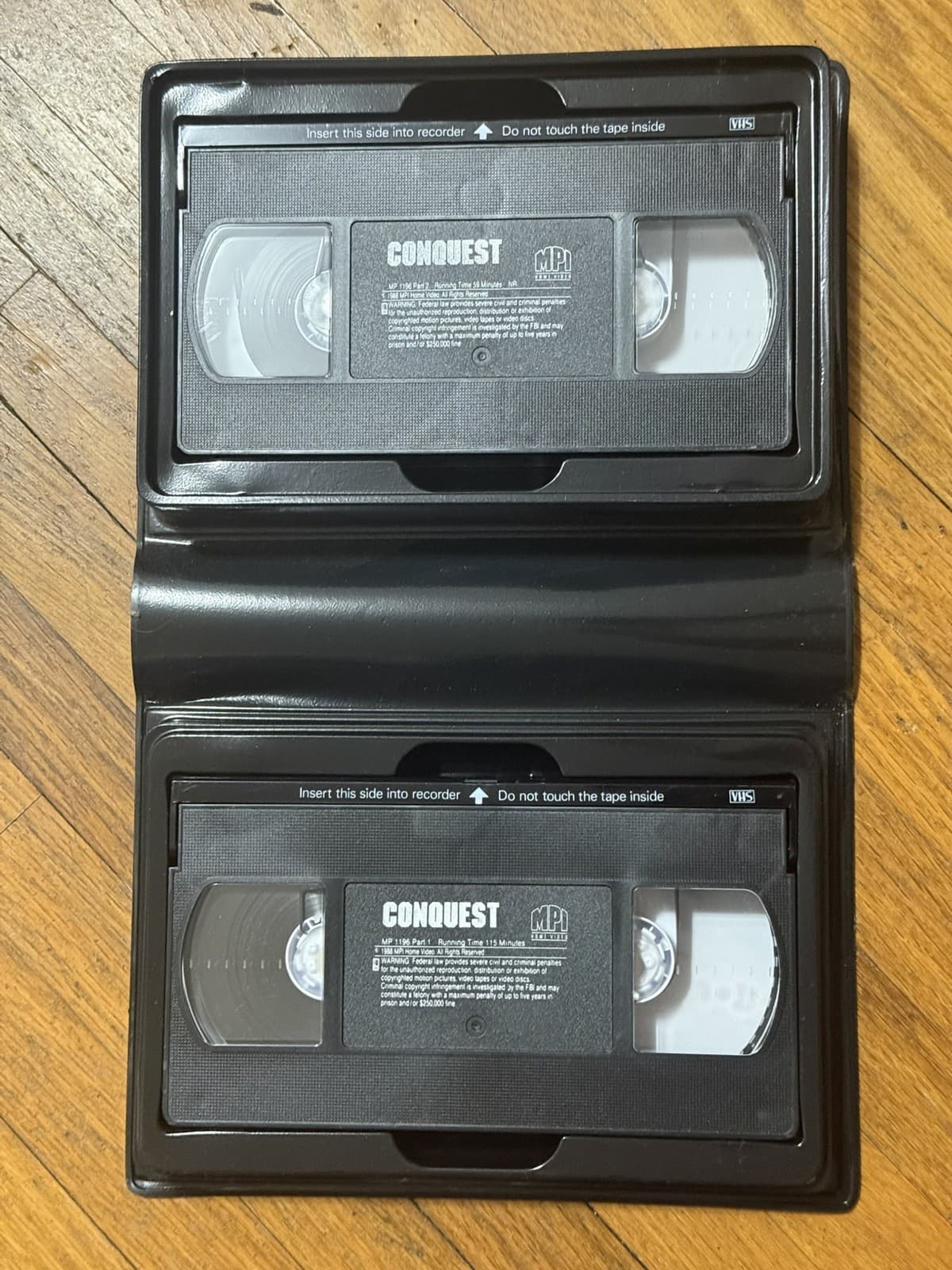 CONQUEST 1985 VHS MPI Double Clamshell 3-Hour Space Exploration Documentary NASA - Thumbnail 2