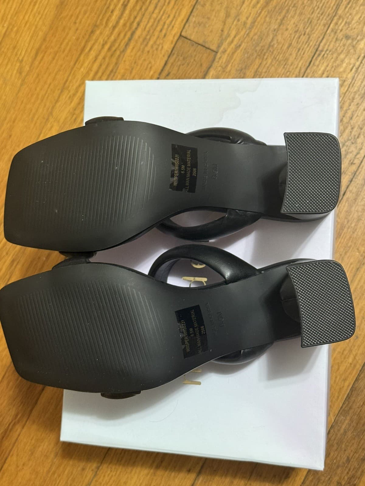 Madden Girl Women's Black Open Toe Strappy Sandal, Dress Block Heel Size 6.5 NIB - Thumbnail 6