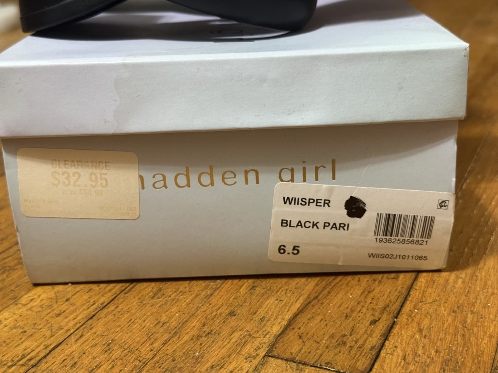 Madden Girl Women's Black Open Toe Strappy Sandal, Dress Block Heel Size 6.5 NIB - Thumbnail 3