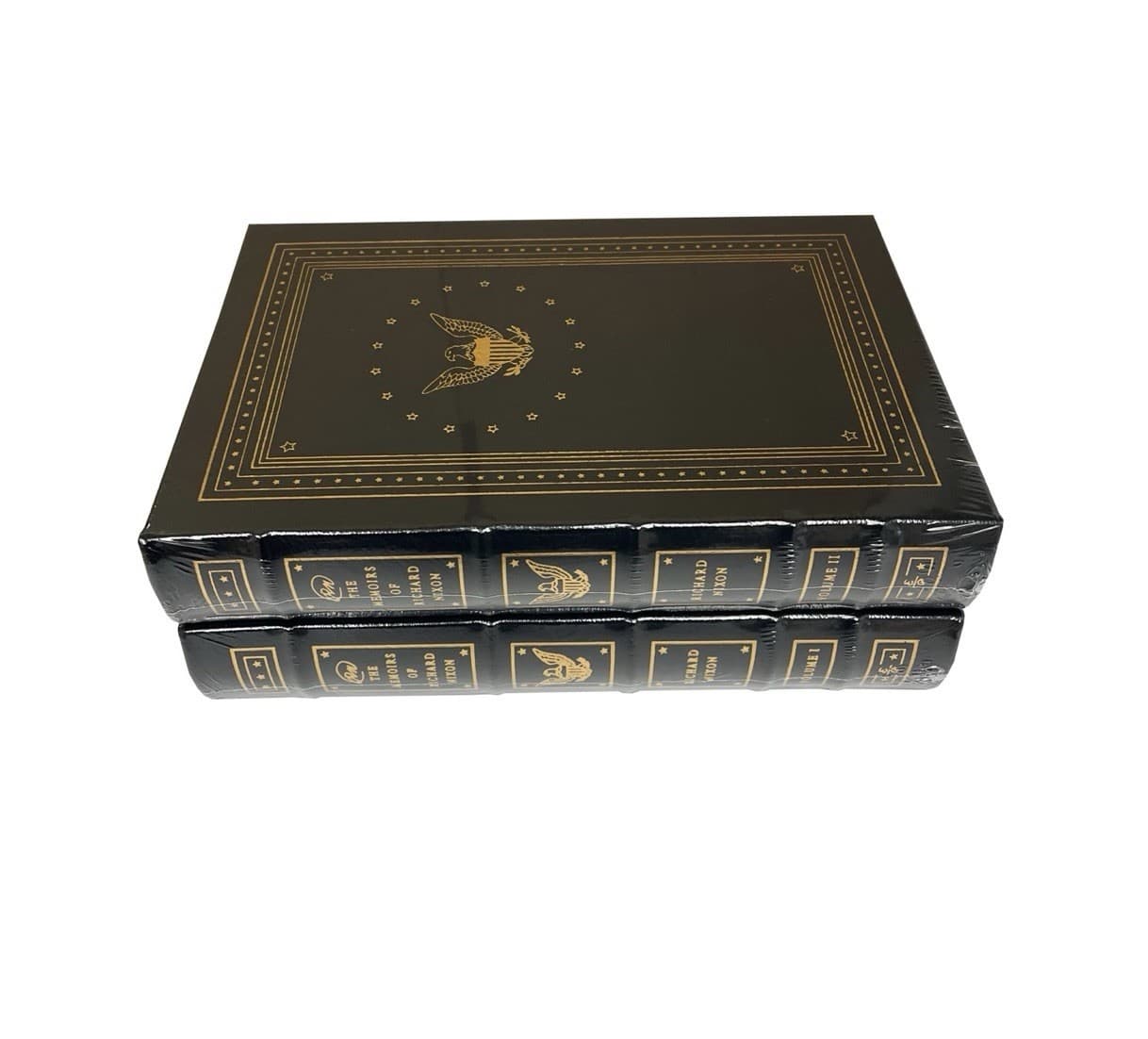 Easton Press-Richard Nixon Memoirs-Leather Bound-Ltd Ed-2Vol-Complete Set-SEALED - Thumbnail 5