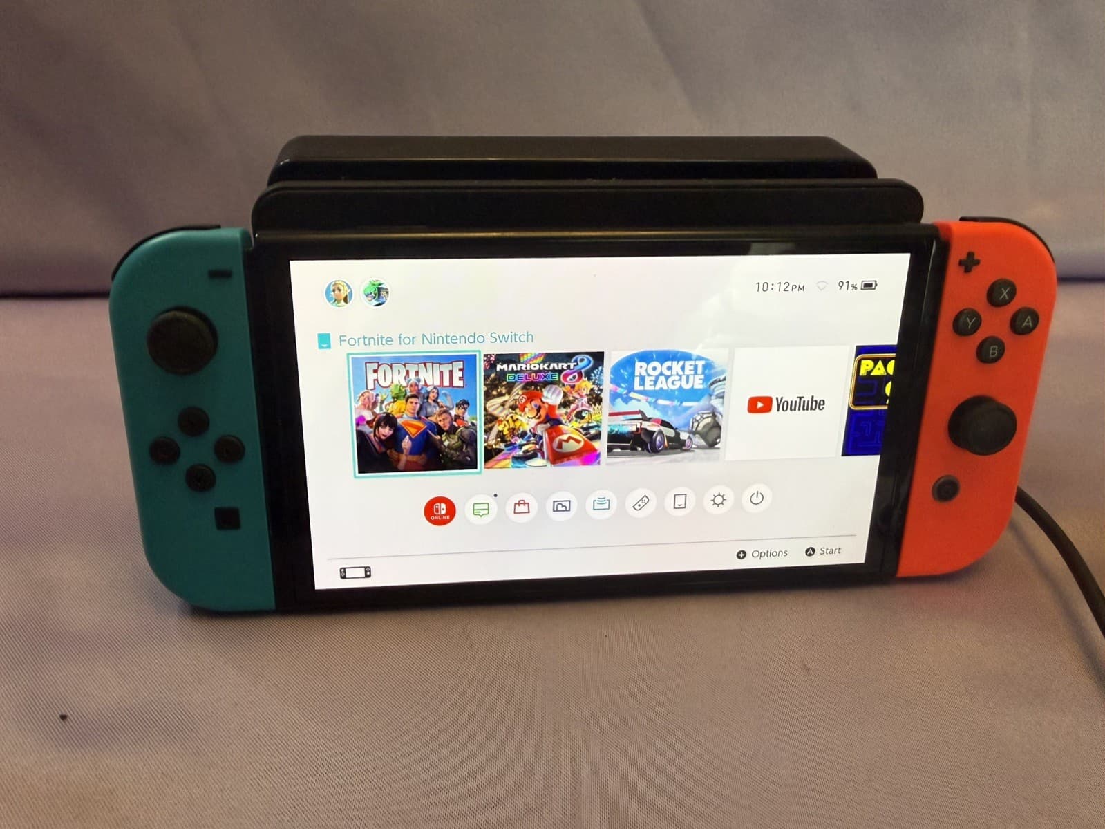 Nintendo Switch Neon Red Blue - Handheld Console System - Excellent Condition - Thumbnail 2