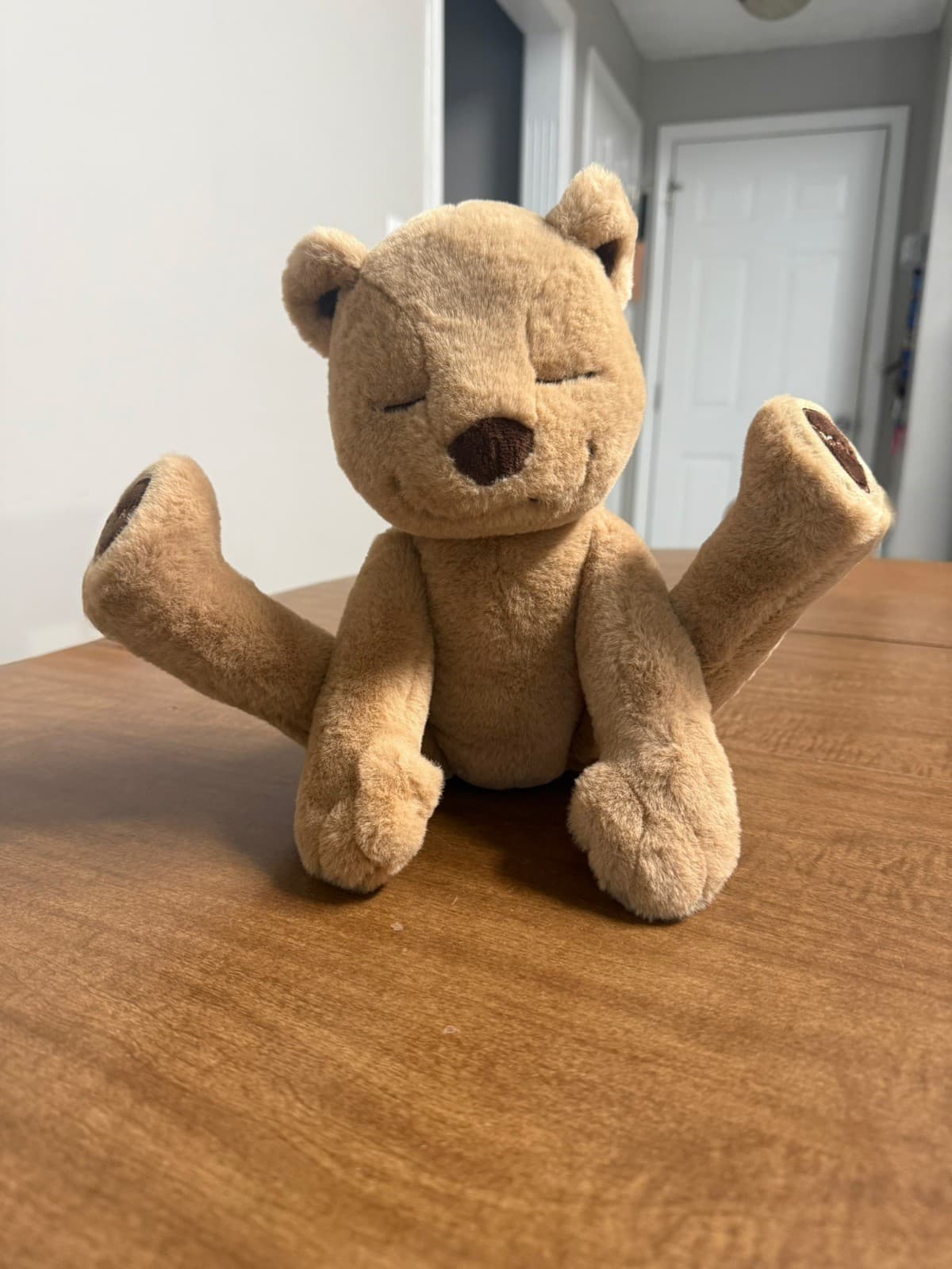 Meddy Teddy Posable Bendable Meditation Plush Yoga Bear Without Tag - Thumbnail 6