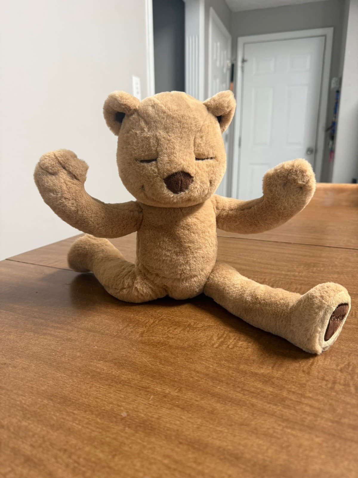 Meddy Teddy Posable Bendable Meditation Plush Yoga Bear Without Tag - Thumbnail 12