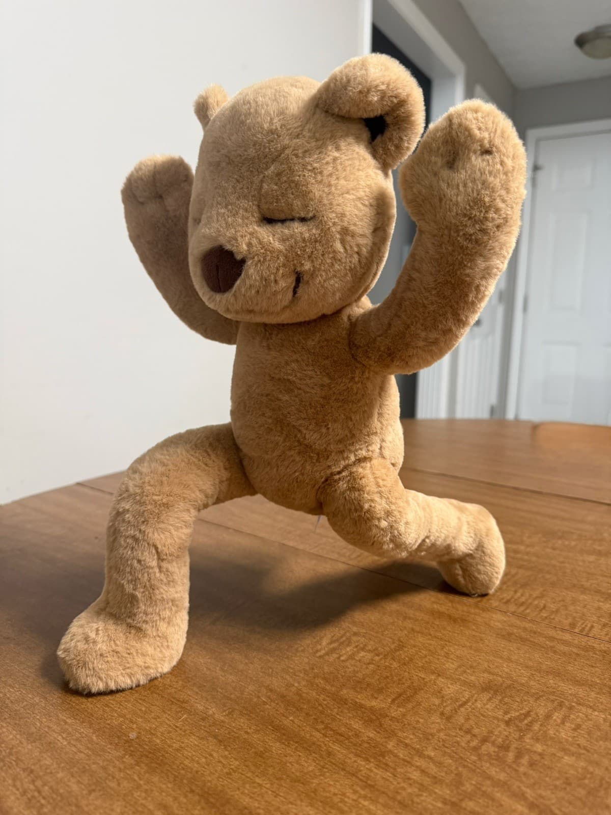 Meddy Teddy Posable Bendable Meditation Plush Yoga Bear Without Tag - Thumbnail 9