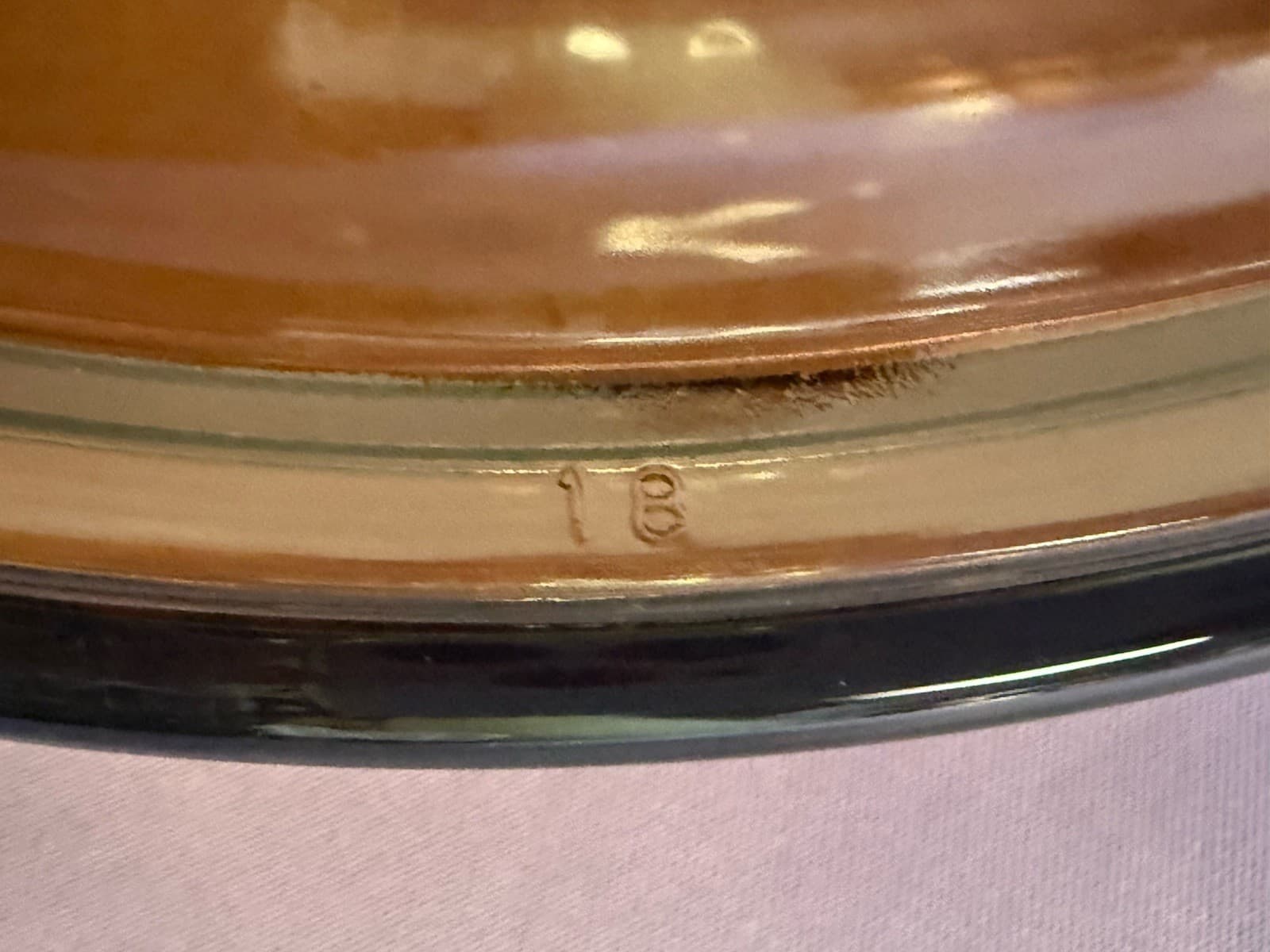 VTG 4pc VISIONS PYREX Amber Glass Saucepan Set w/ Lids - Thumbnail 9