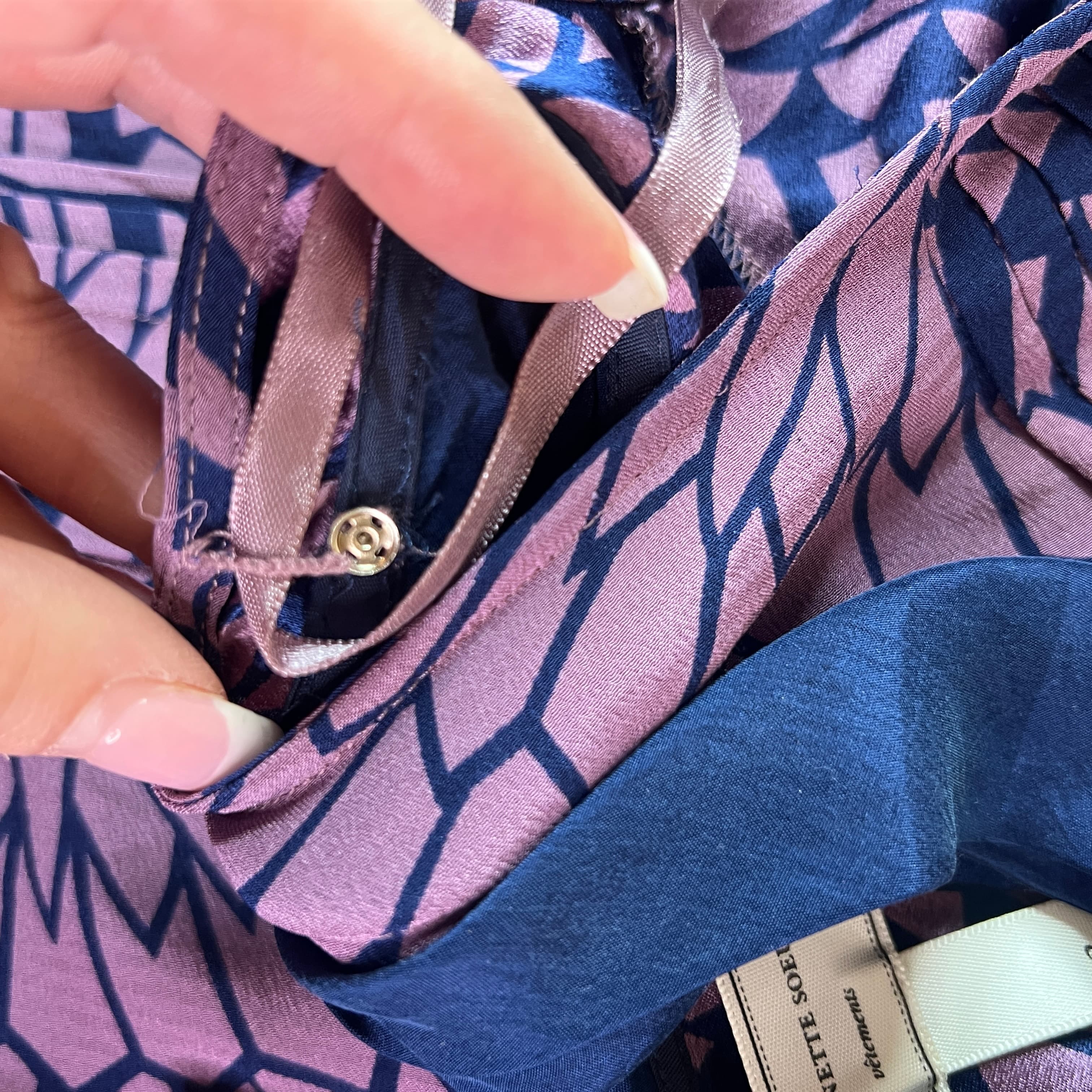Moulinette Soeurs Anthropologie silk dress size 2 - Thumbnail 7