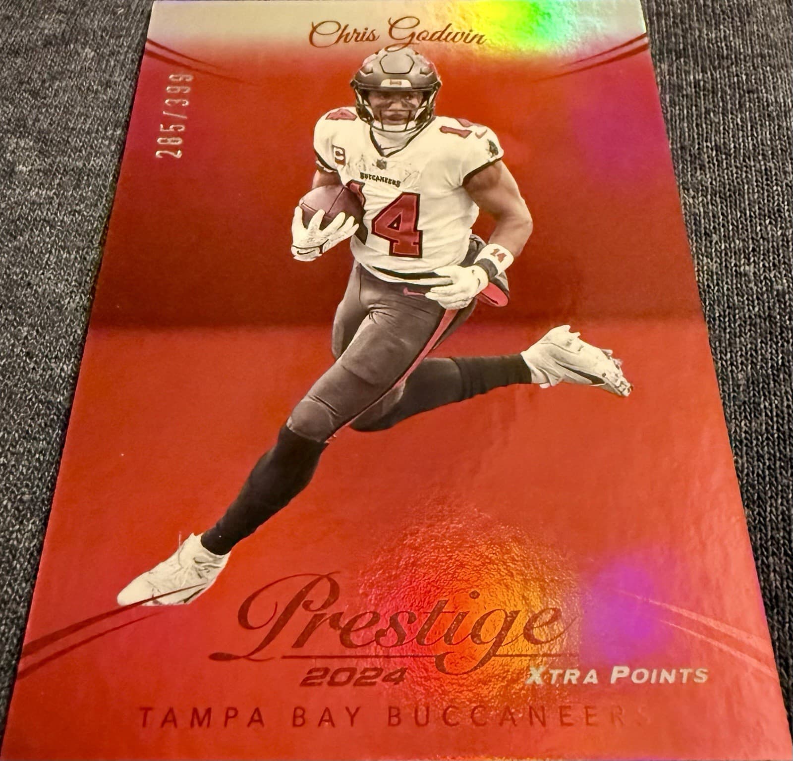 2024 Panini Prestige - Chris Godwin #278 Xtra Points Premium Red /399 - Thumbnail 4
