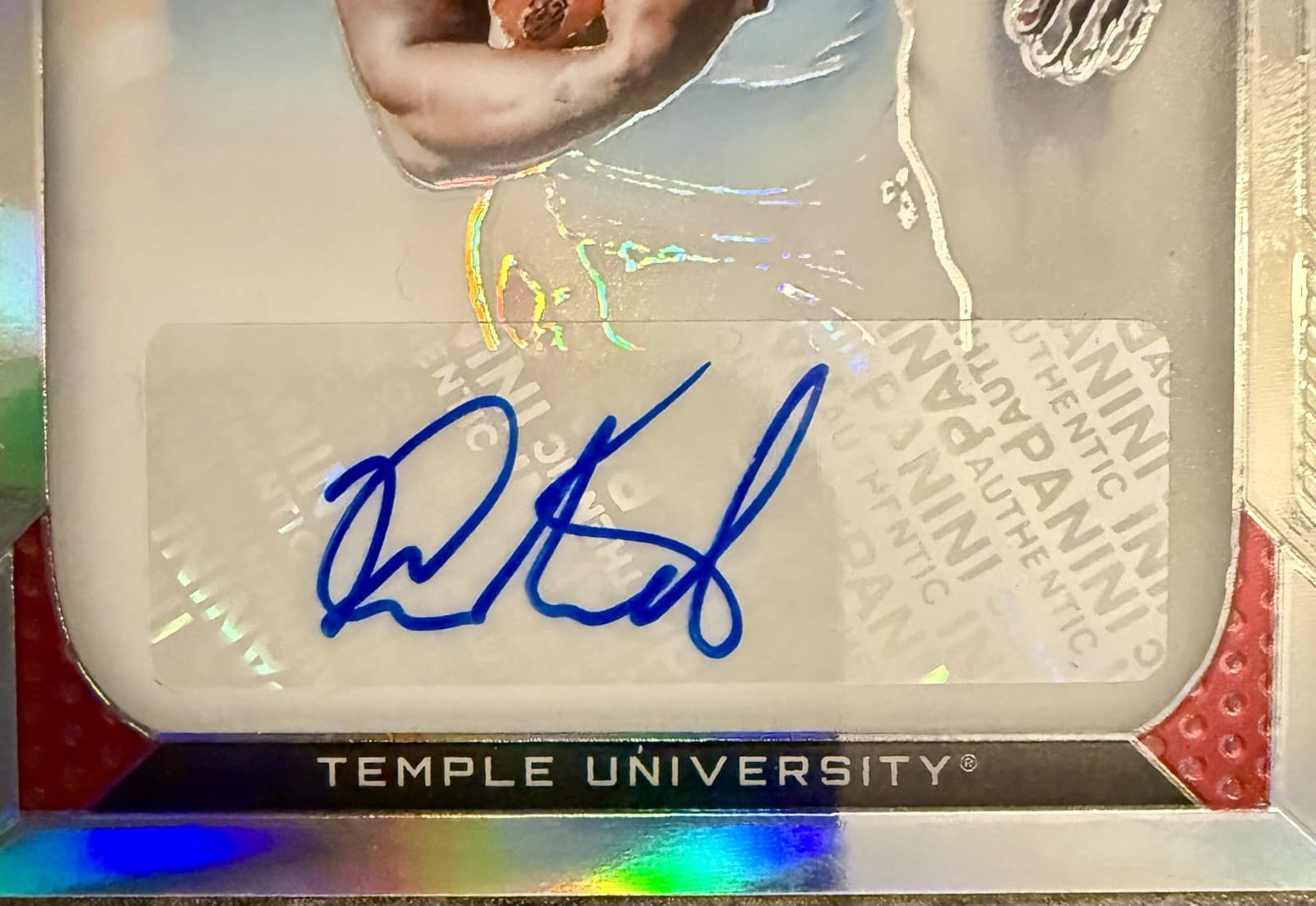 2019 Panini Prizm Draft Picks Ryquell Armstead Silver Prism Auto RC #283 Temple - Thumbnail 3