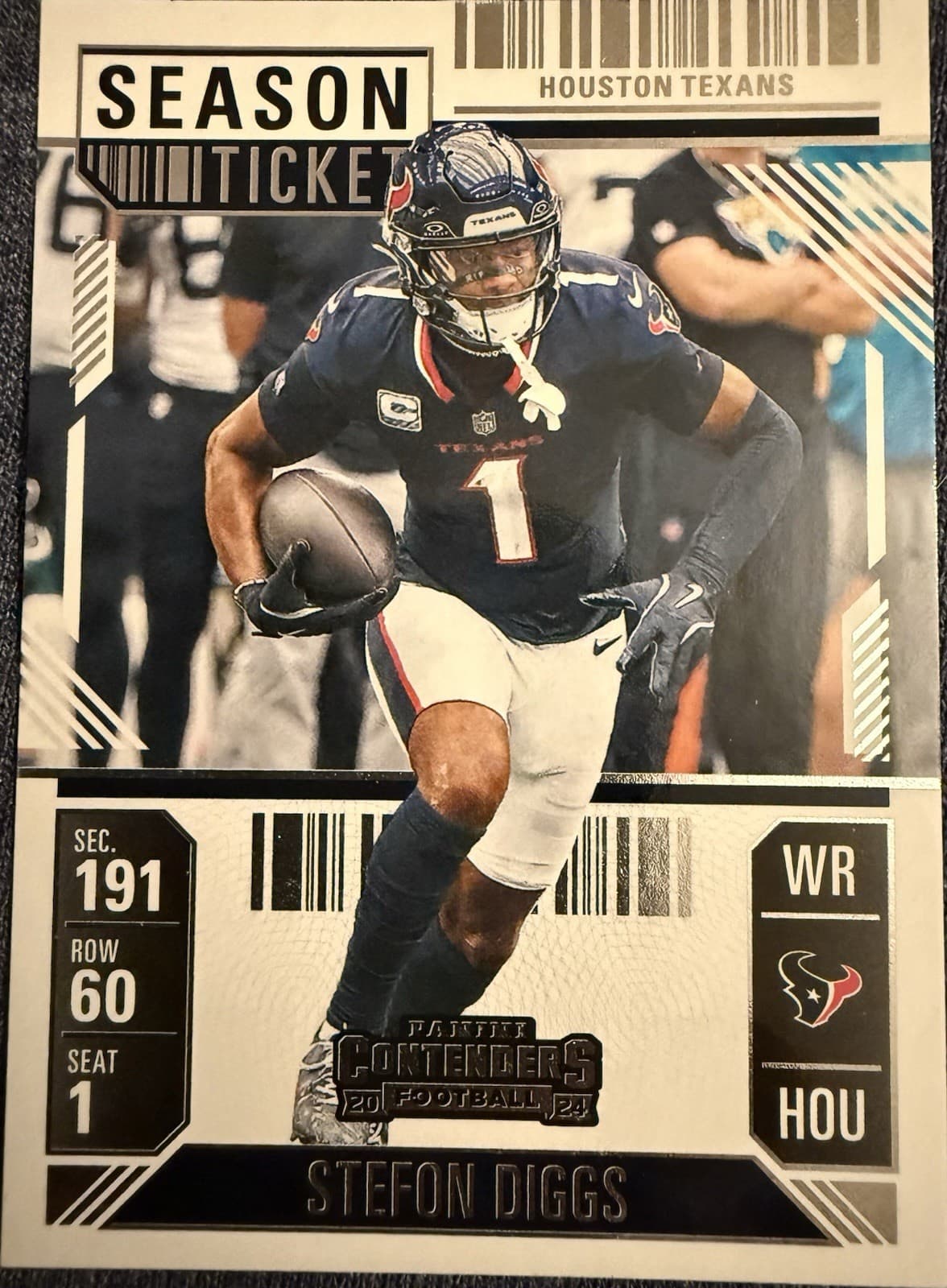 2024 Panini Contenders - Season Ticket Stefon Diggs #40 Silver
