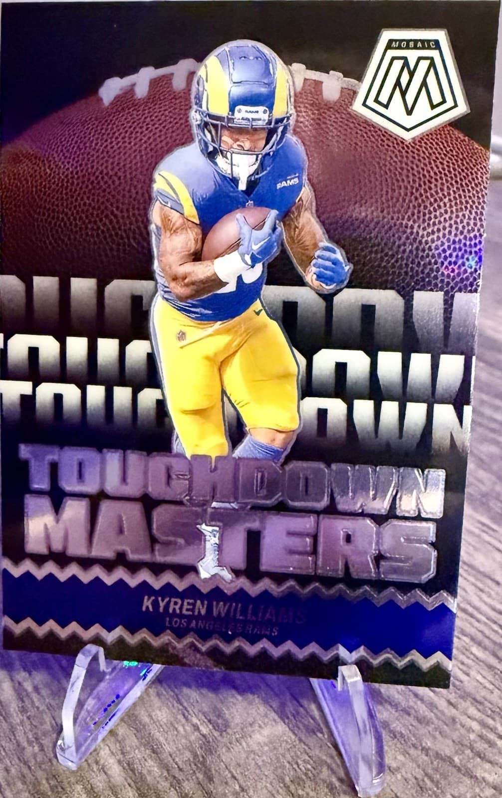 2024 Panini Mosaic - Touchdown Masters Kyren Williams #TM-KWS - Thumbnail 3