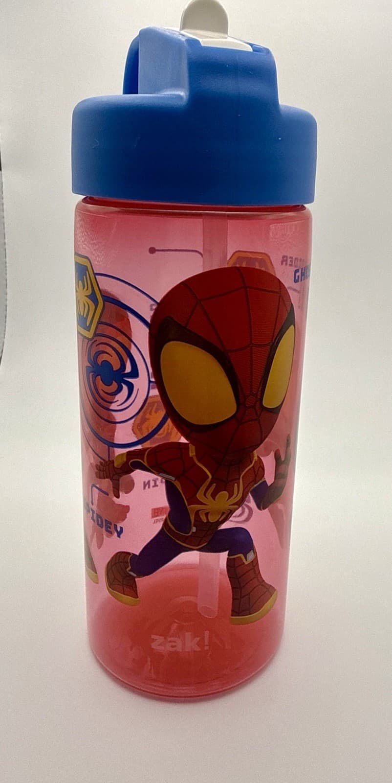 Marvel Spidey and His Amazing Friends Kids Ghost Spider & Spin Water Bottle